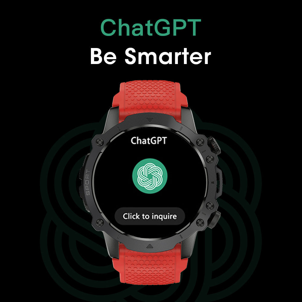 Naviforce NT10 SportPro Smart Watch - Black Red