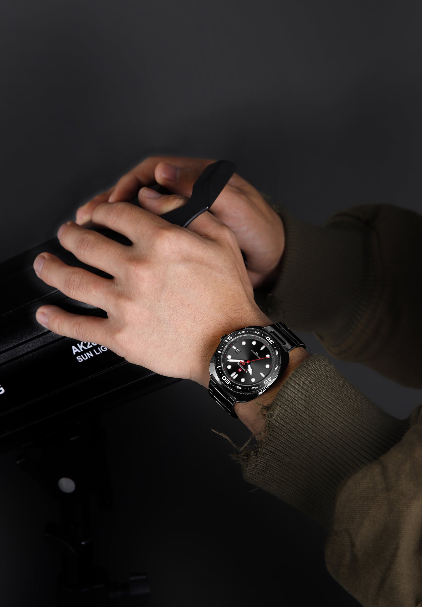 Naviforce 9250 Zala Men Watch - Black Rosegold