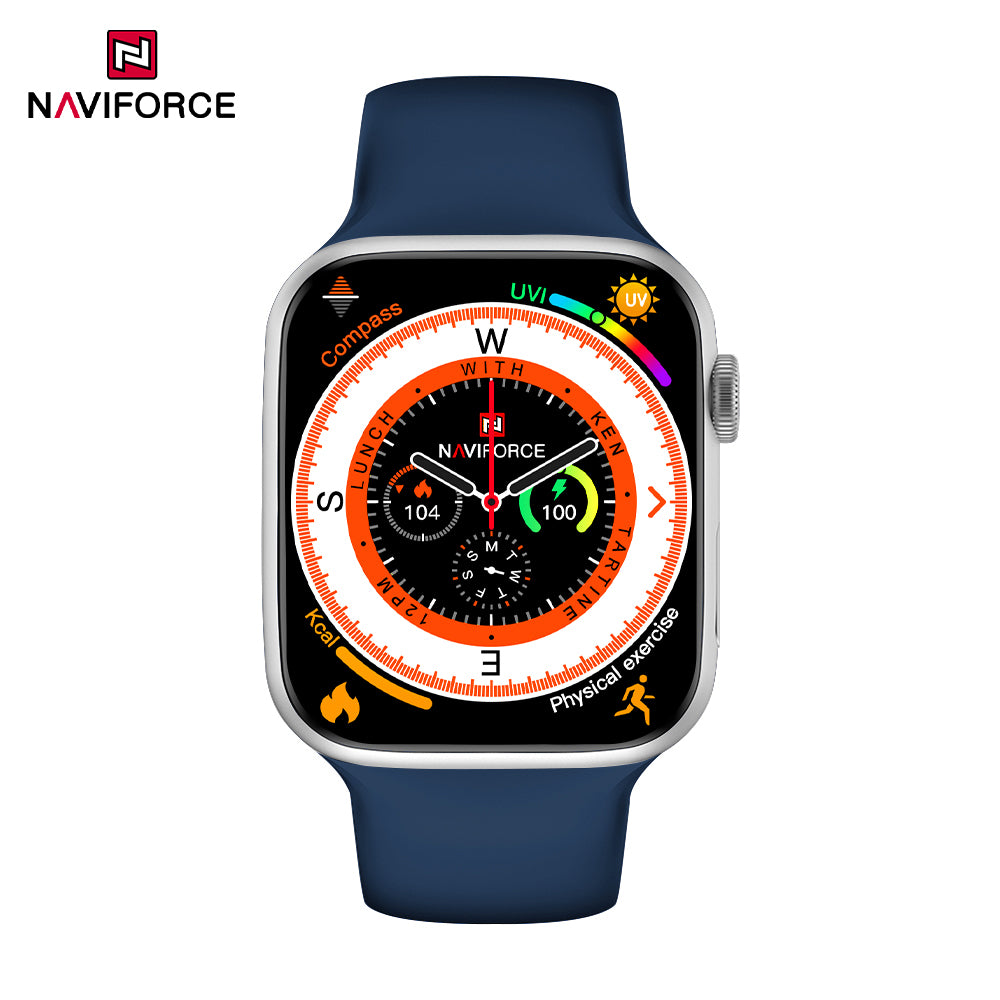 Naviforce NT14 XtremePro Smart Watch - Silver Blue