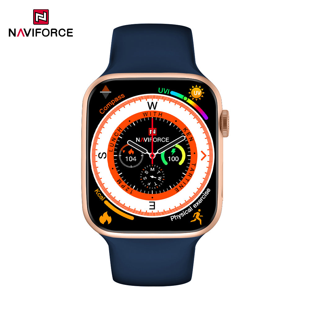 Naviforce NT14 XtremePro Smart Watch - RoseGold Blue