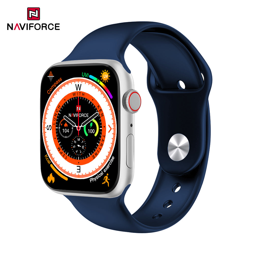 Naviforce NT14 XtremePro Smart Watch - Silver Blue