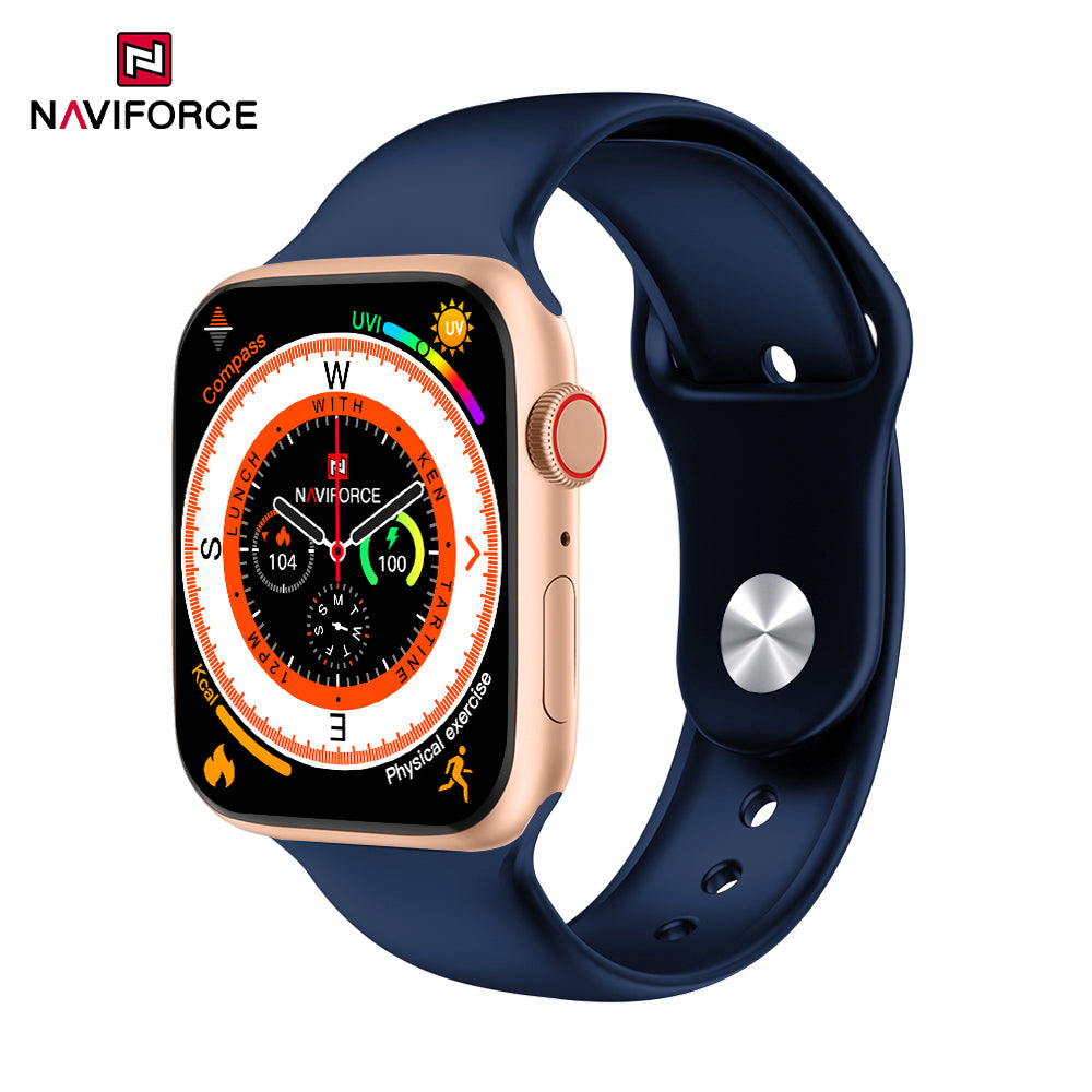 Naviforce NT14 XtremePro Smart Watch - RoseGold Blue