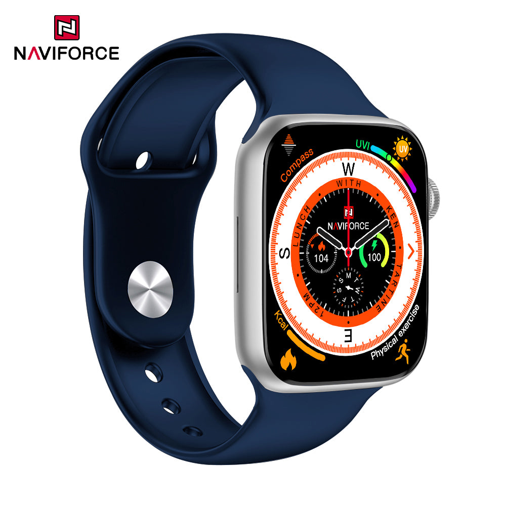 Naviforce NT14 XtremePro Smart Watch - Silver Blue
