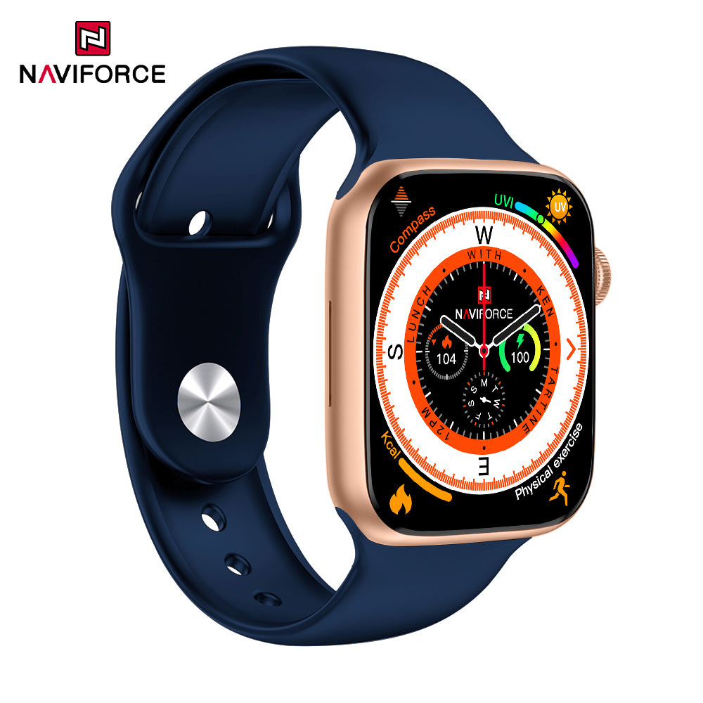 Naviforce NT14 XtremePro Smart Watch - RoseGold Blue
