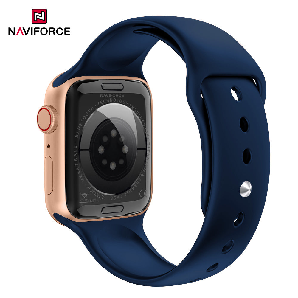 Naviforce NT14 XtremePro Smart Watch - RoseGold Blue
