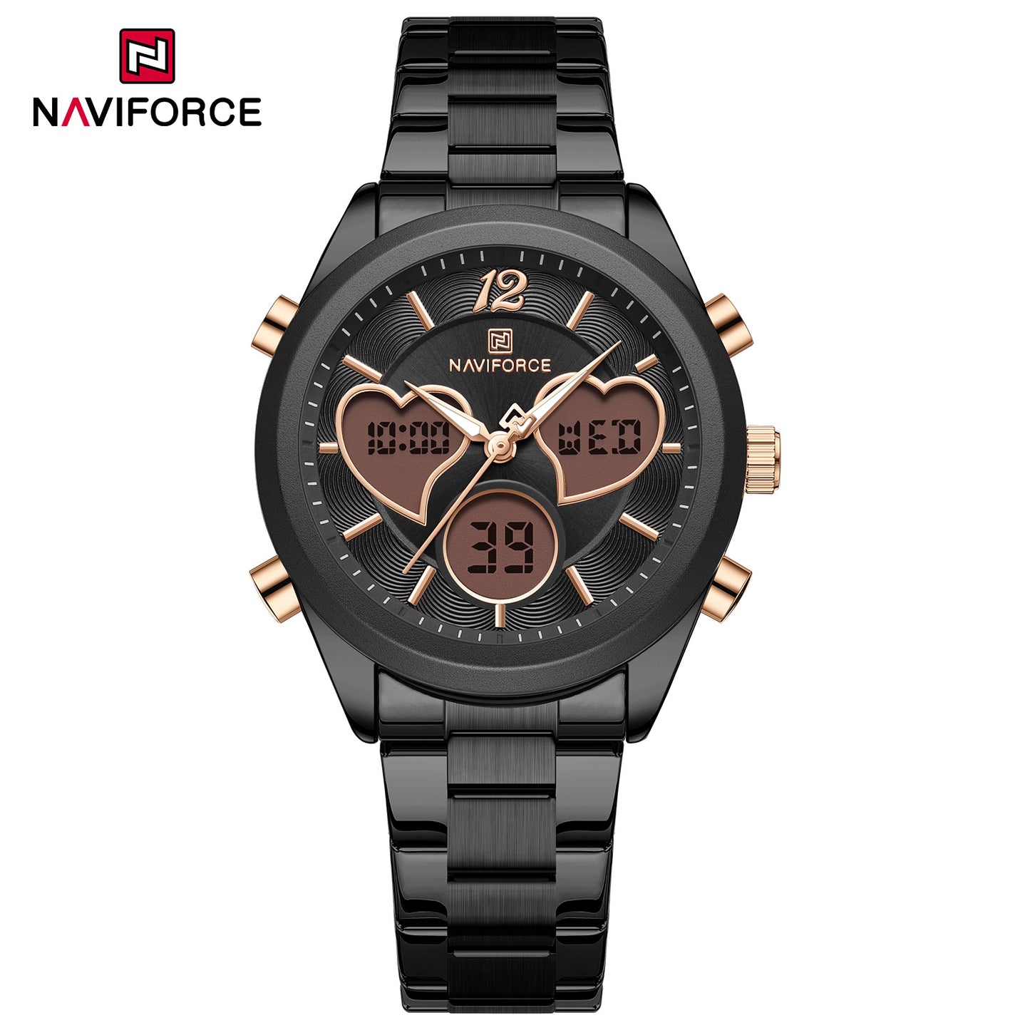 Naviforce 5045 Lovie Women Watch - Black