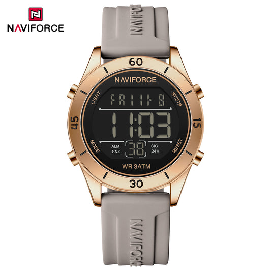 Naviforce 5054 Polo Digital Women Watch - Grey