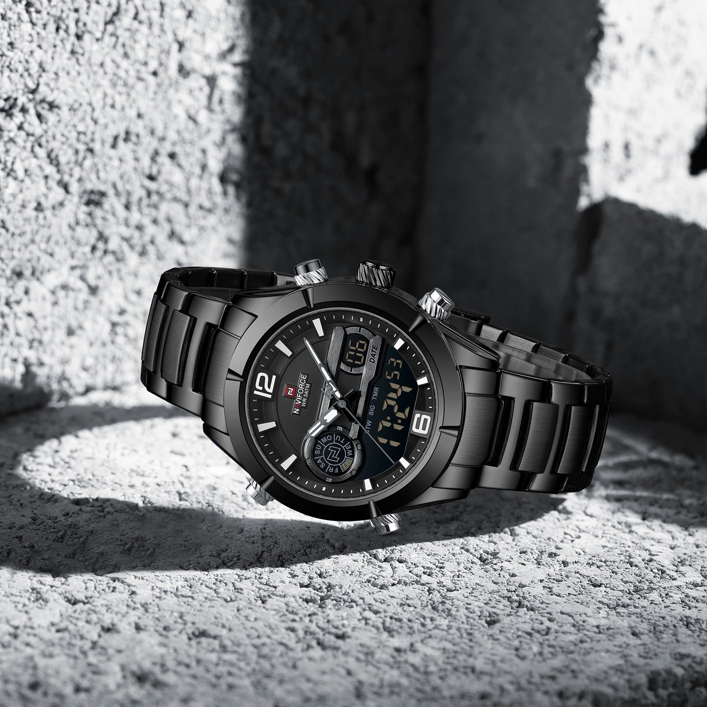 Naviforce 9232 The Men Business Watch - Black