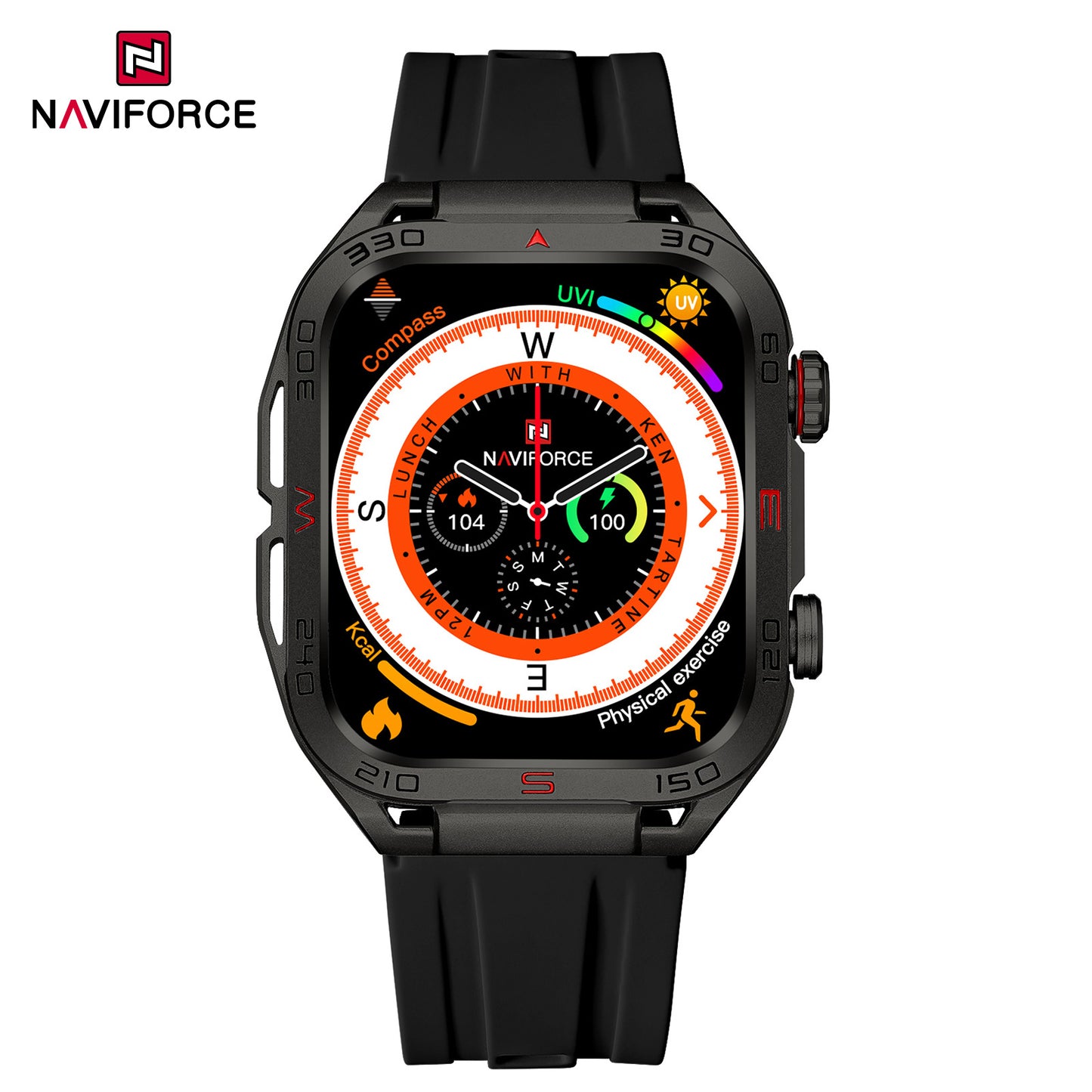 Naviforce NT11 FitPro Smart Watch - Black