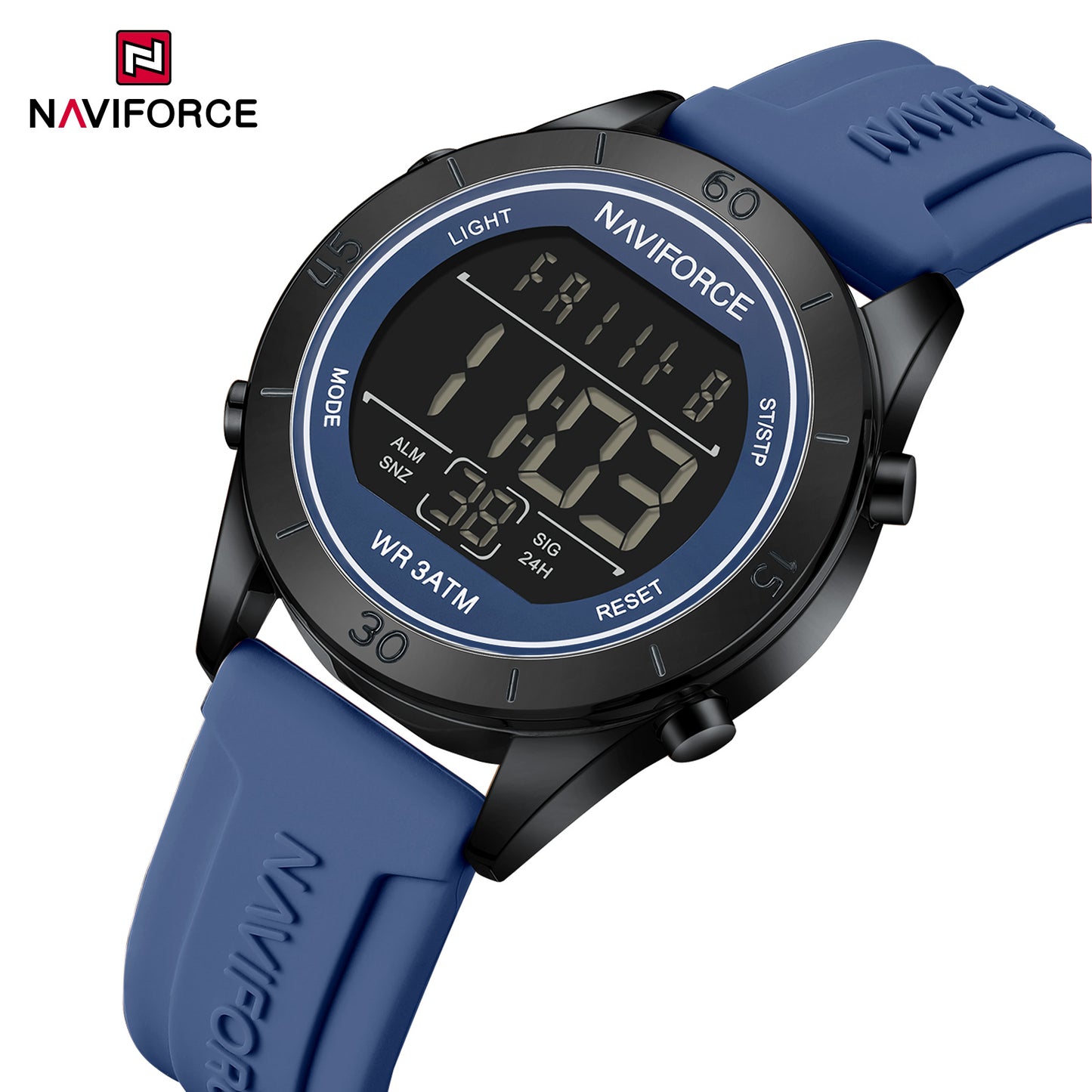 Naviforce 5054 Polo Digital Women Watch - Blue