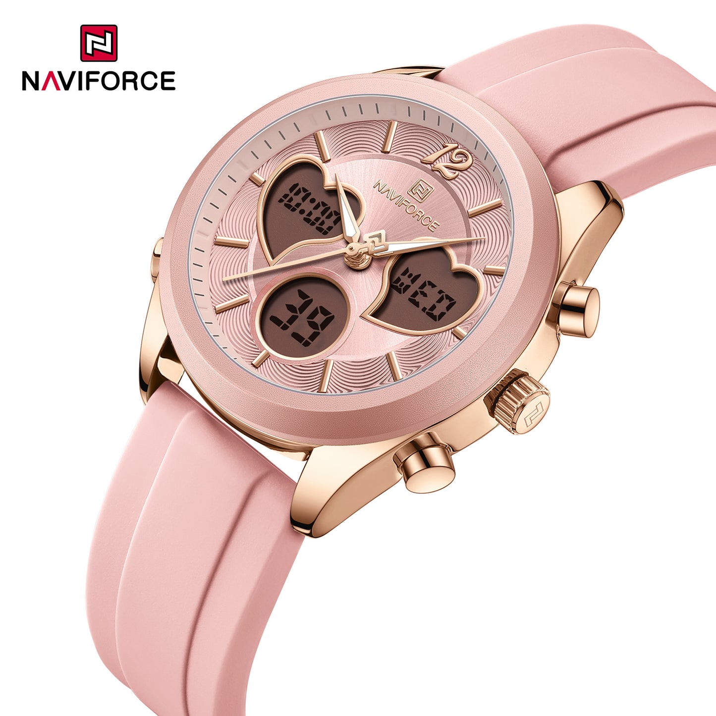 Naviforce NF5045T Lovie Women Watch - Baby Pink Rosegold