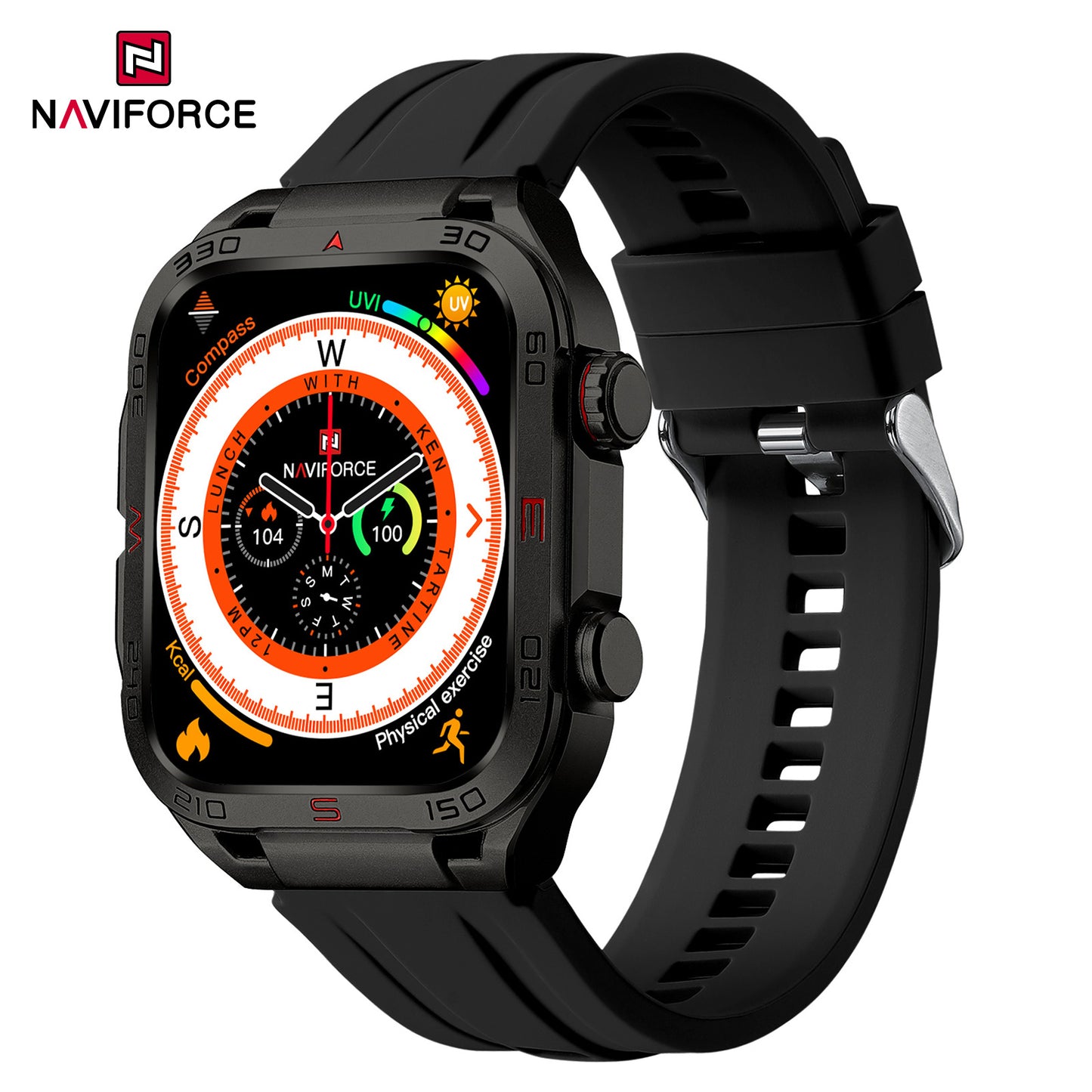 Naviforce NT11 FitPro Smart Watch - Black