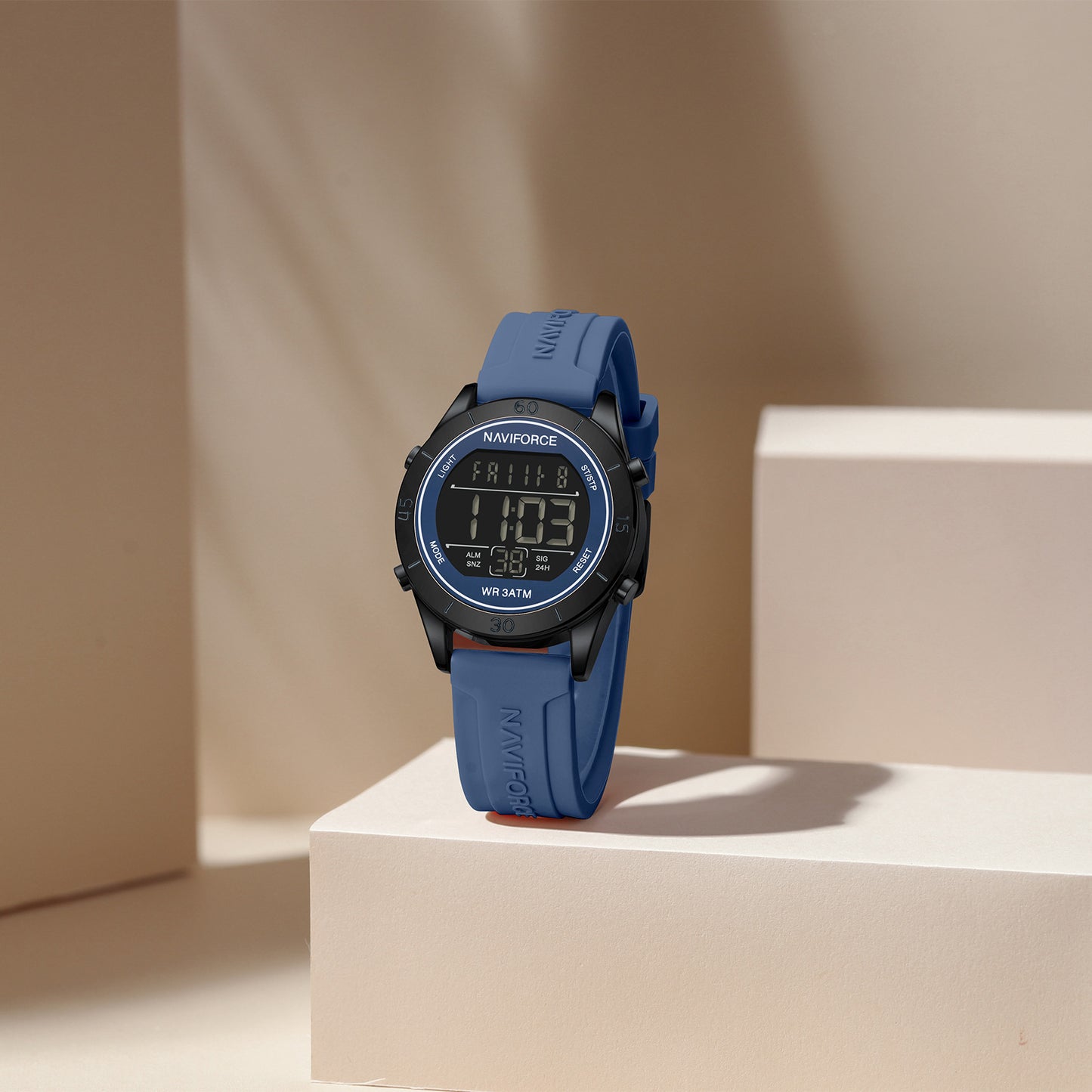 Naviforce 5054 Polo Digital Women Watch - Blue