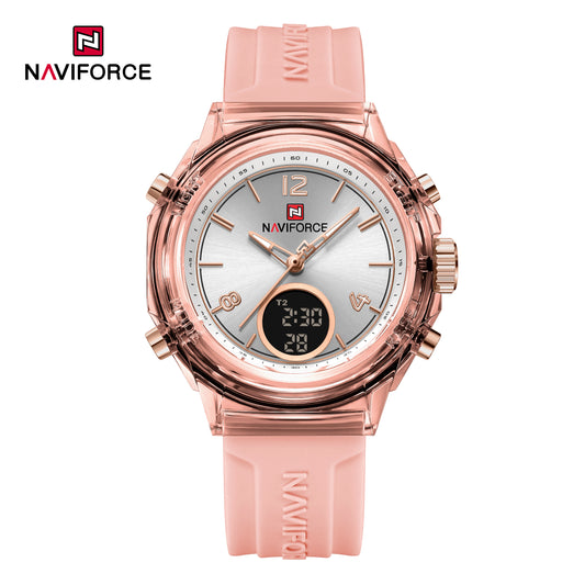 Naviforce 7109 Winchester Women Watch - Pink White