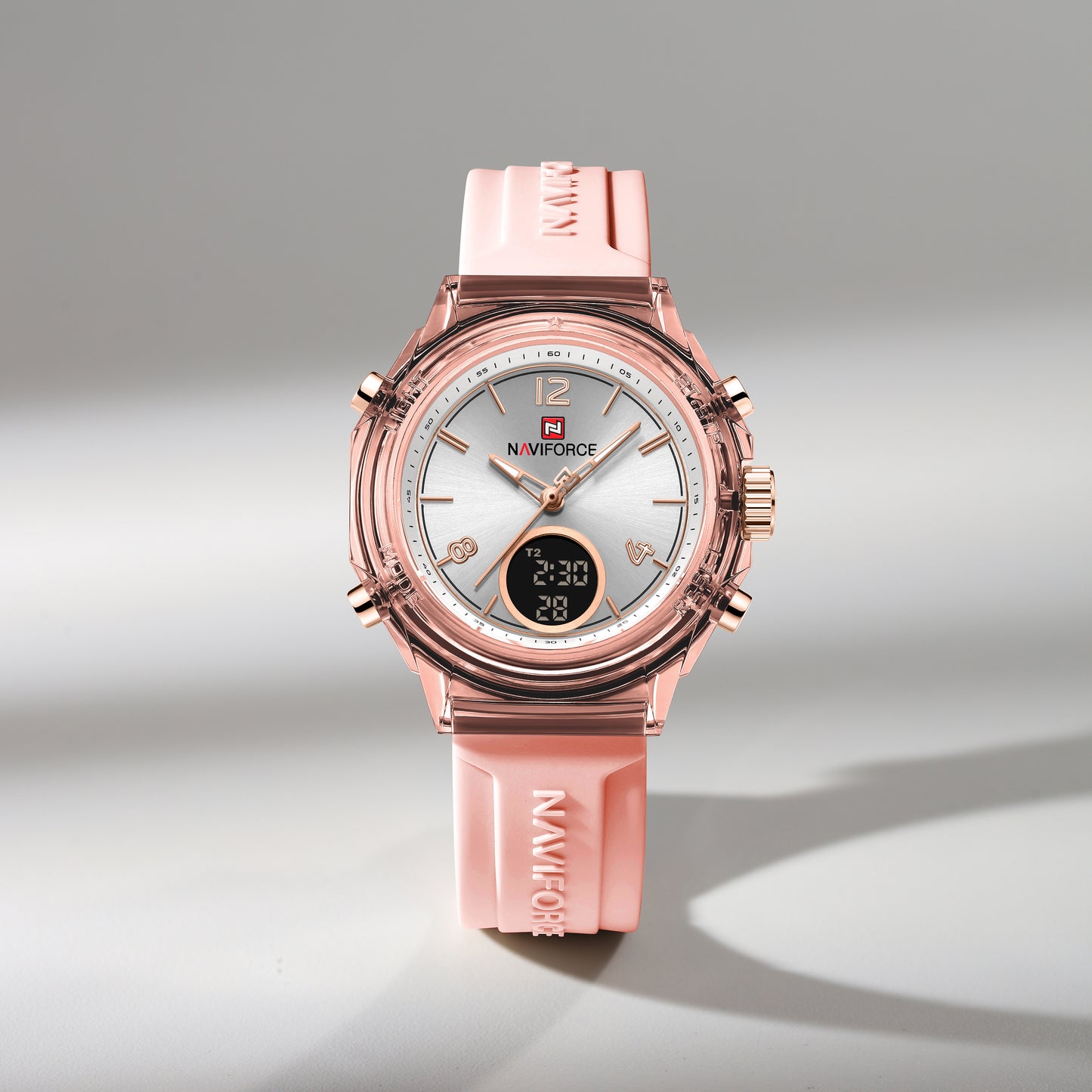 Naviforce 7109 Winchester Women Watch - Pink White