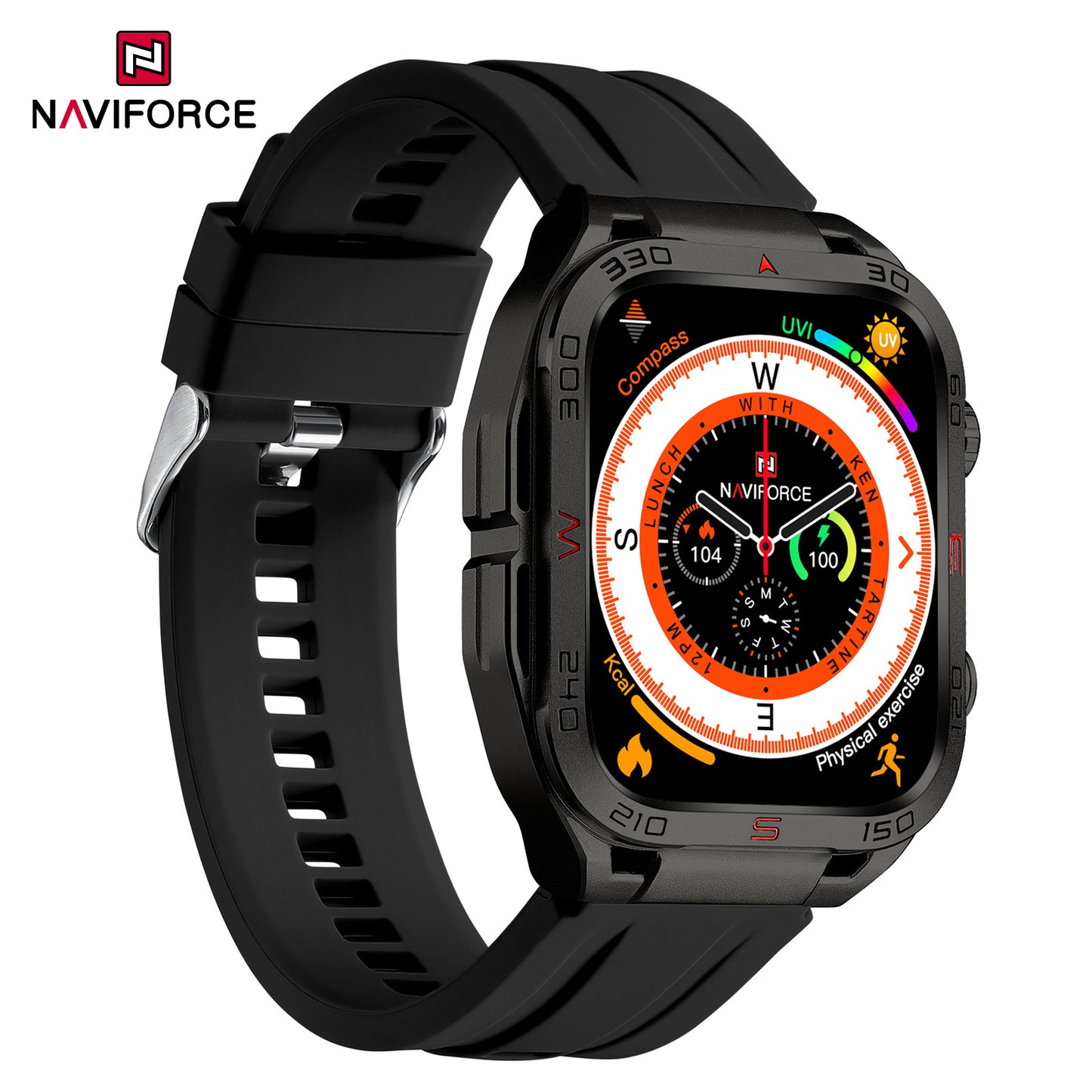 Naviforce NT11 FitPro Smart Watch - Black