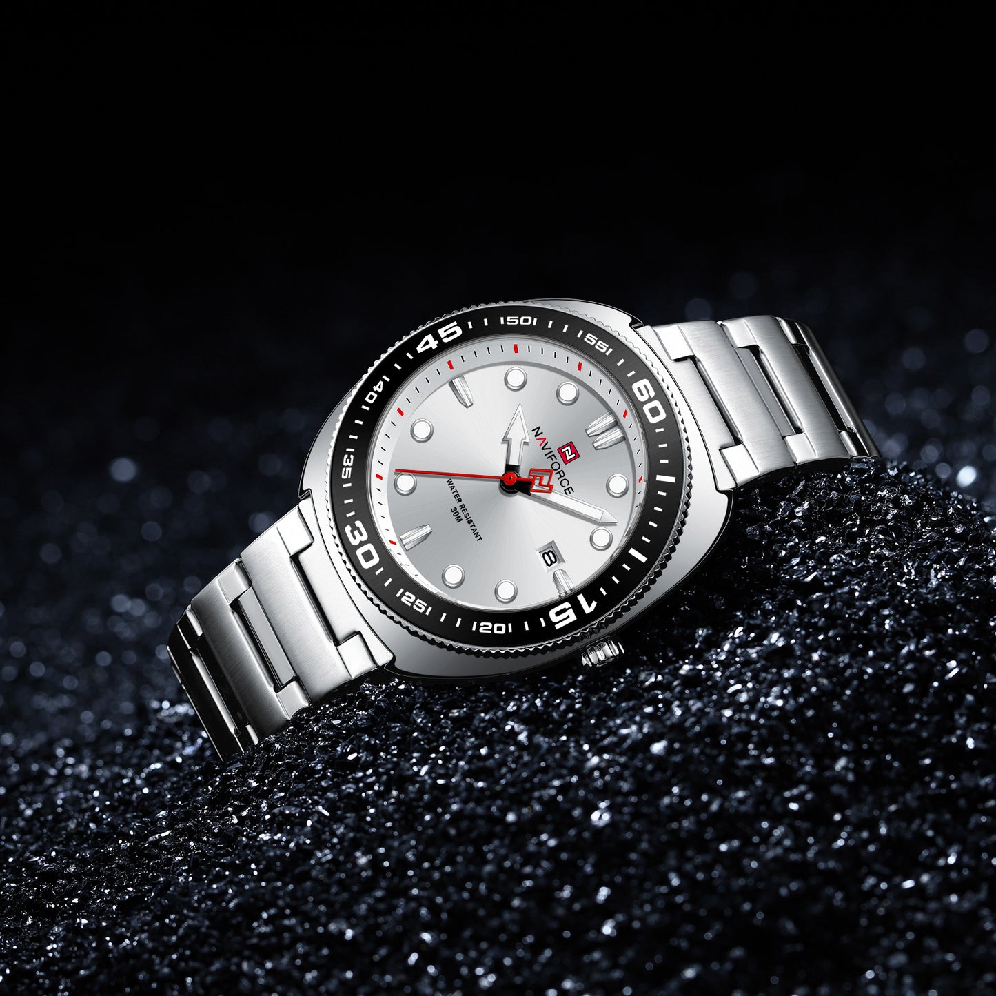 Naviforce 9250 Zala Men Watch - Silver