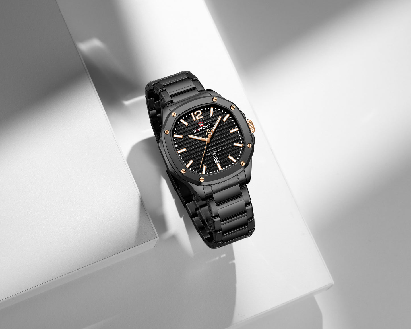 Naviforce 9243S Pantom Men Watch - Black