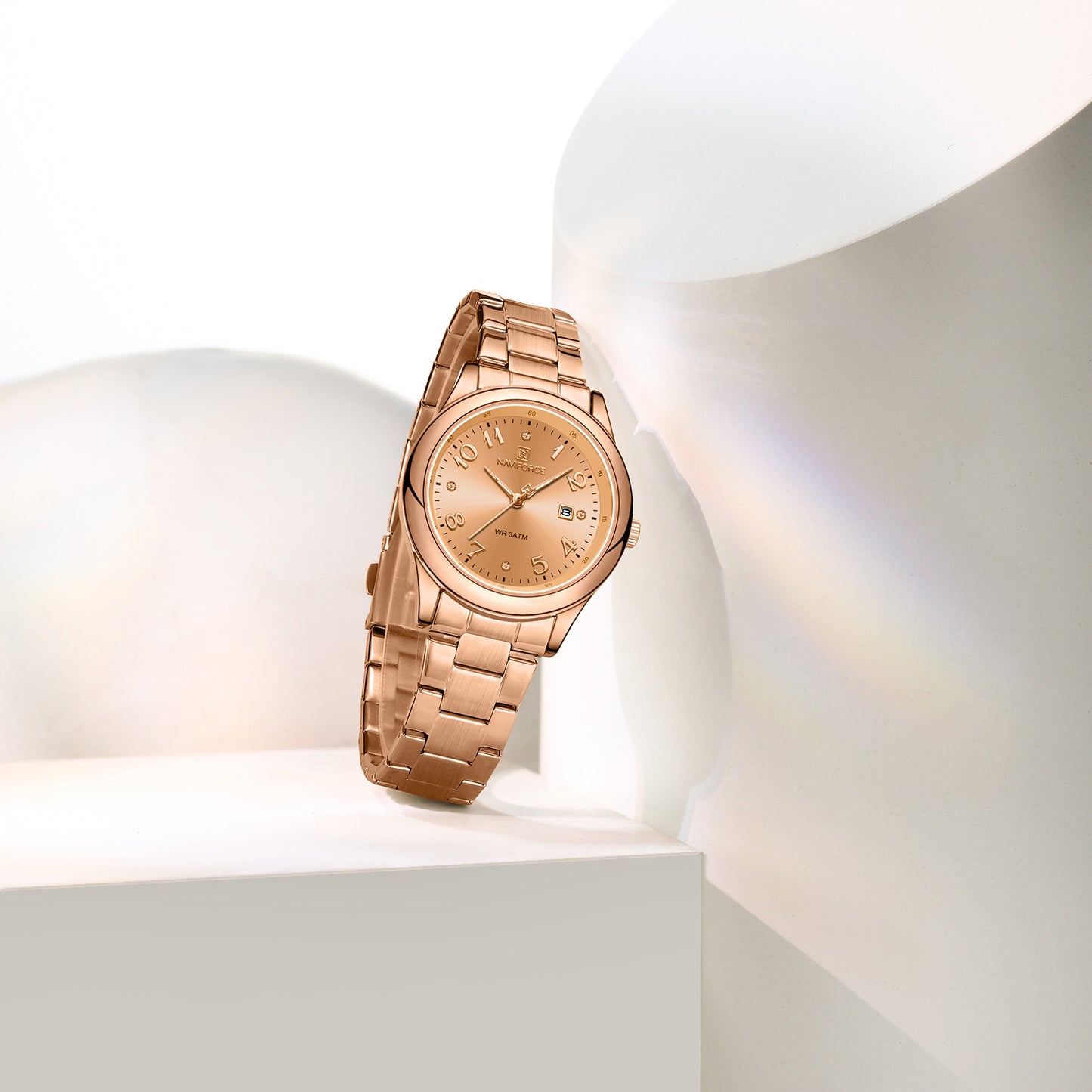 Naviforce 5059 Ascot Quartz Women Watch - RoseGold