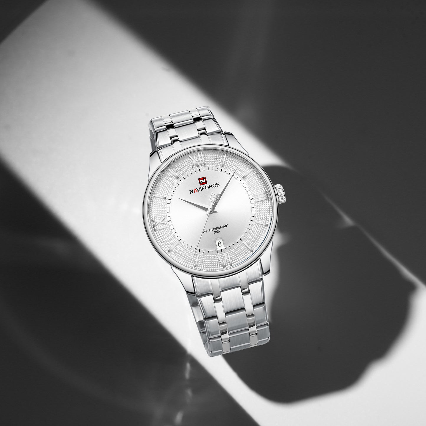 Naviforce 9272S Spectra Men Watch - Silver