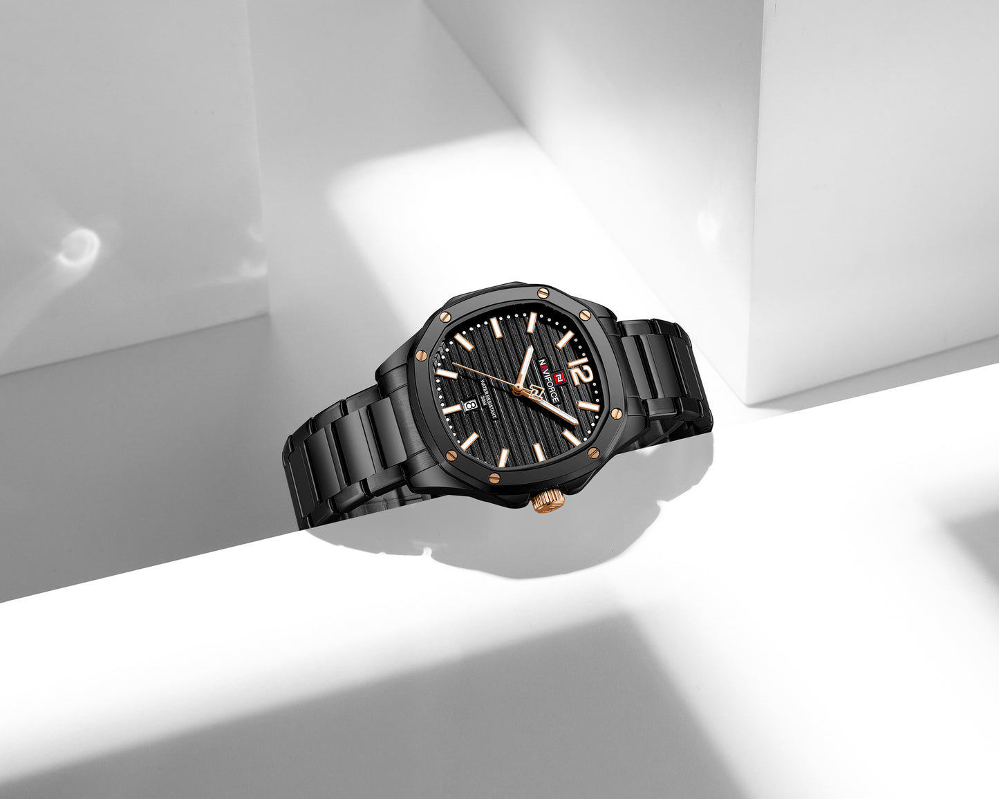 Naviforce 9243S Pantom Men Watch - Black