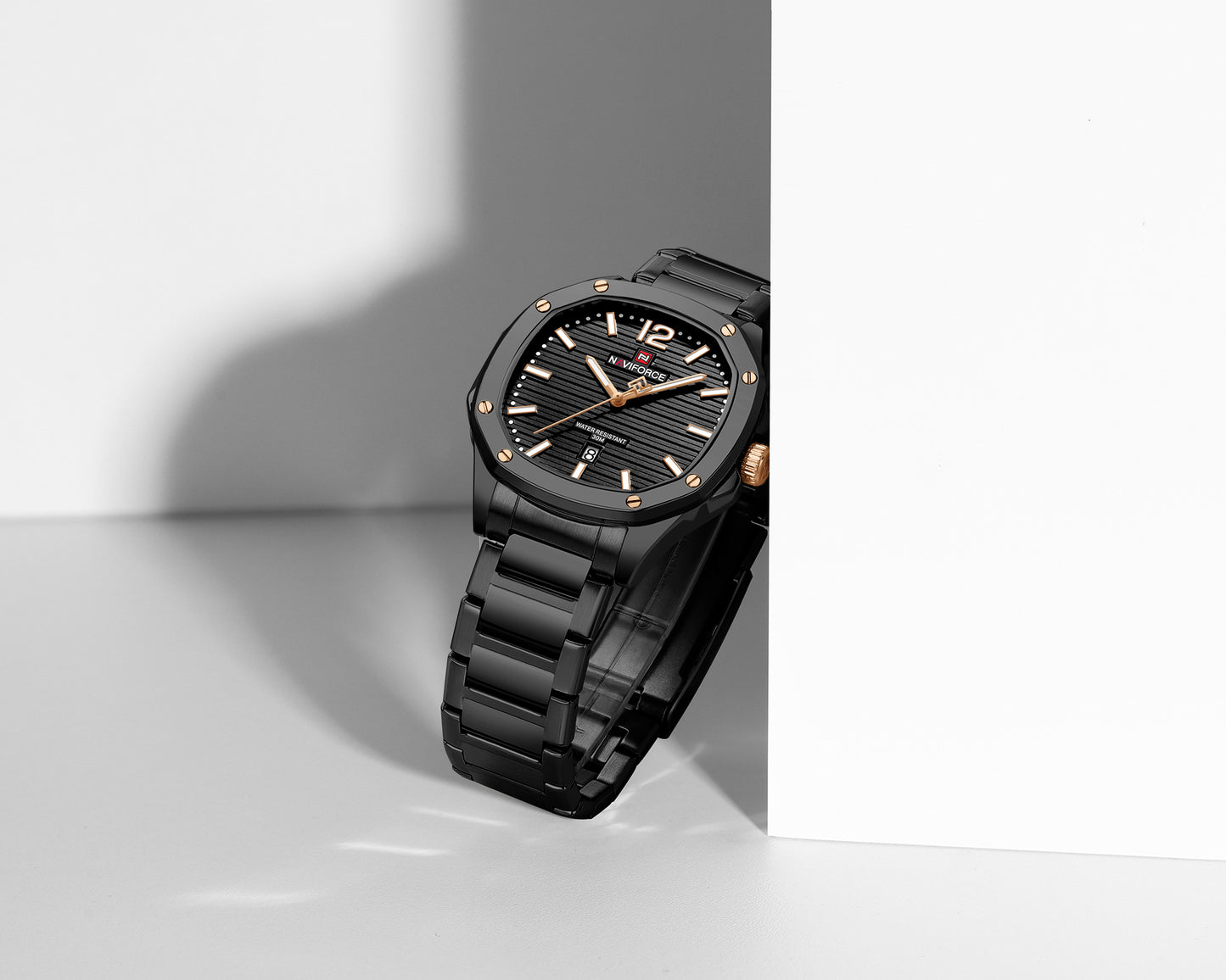 Naviforce 9243S Pantom Men Watch - Black