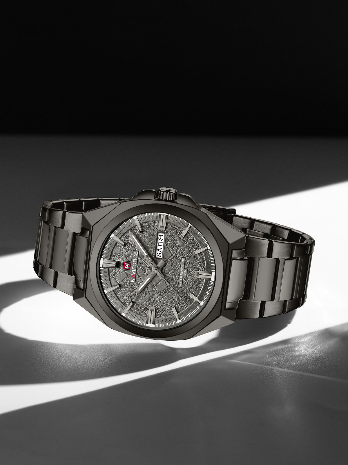 Naviforce 9273 Gentleman Edition Men Watch - Black