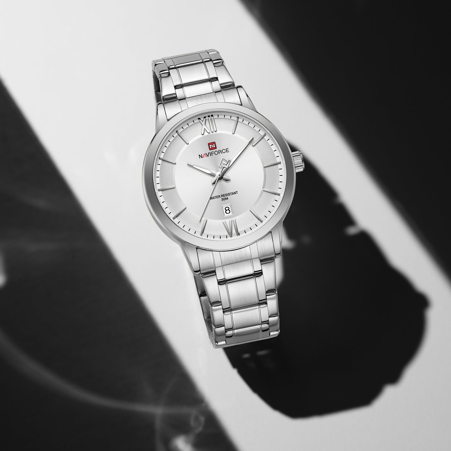 Naviforce 9254 Alliance Men Watch - Silver