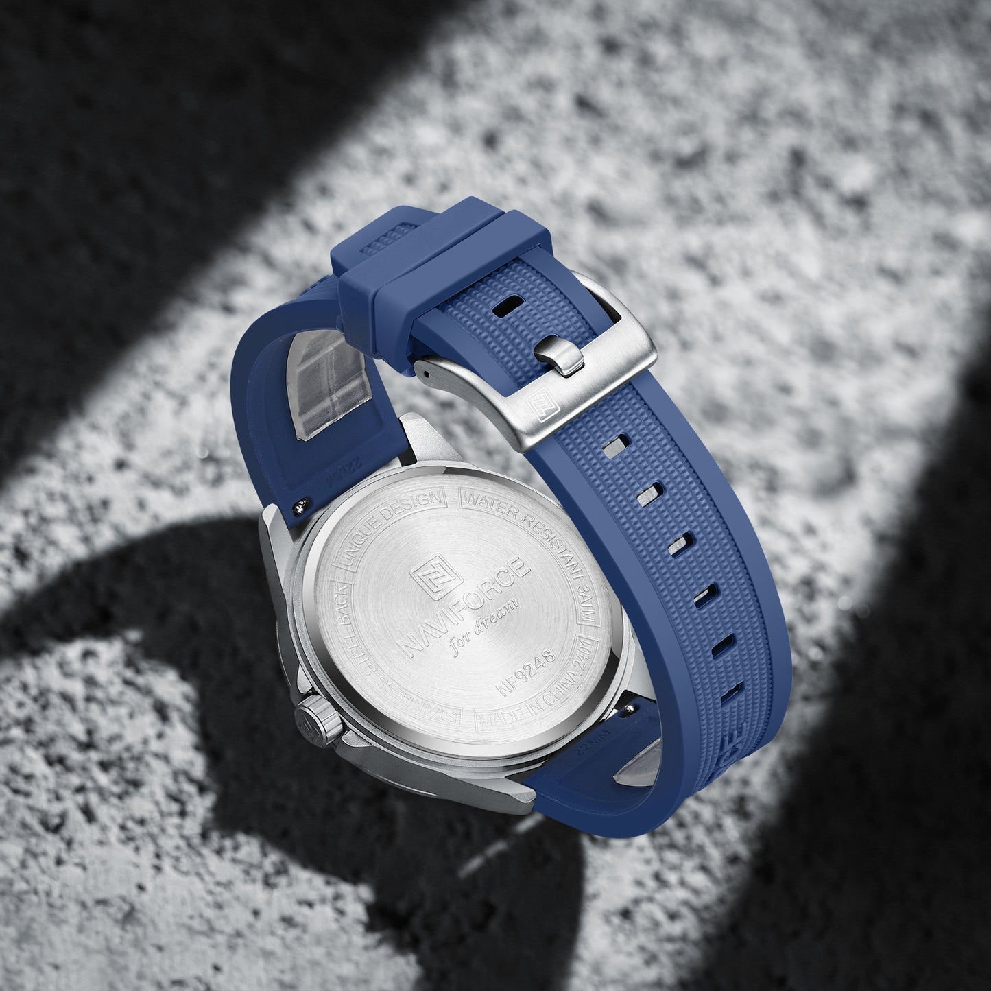 Naviforce 9248T The Gemine Men Watch - Blue