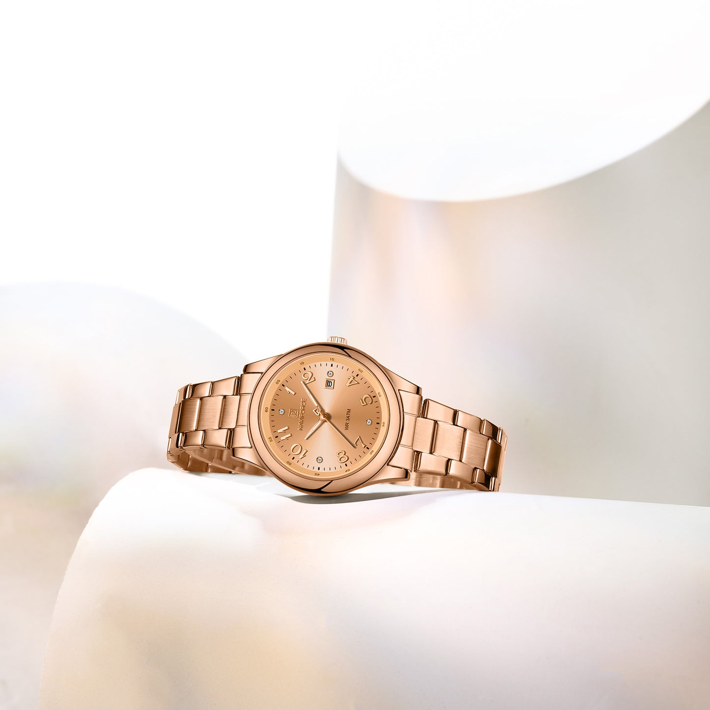 Naviforce 5059 Ascot Quartz Women Watch - RoseGold