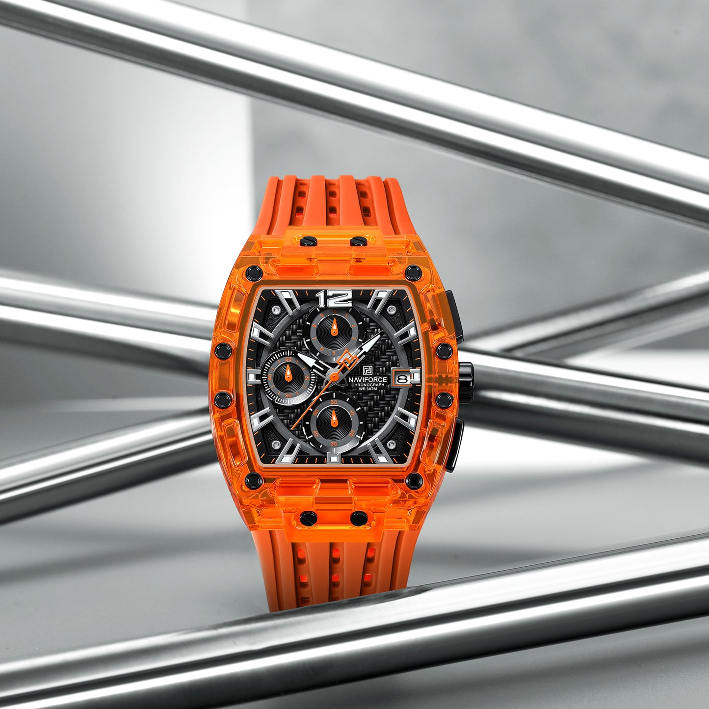 Naviforce 7105 Naddy Men Watch - Orange