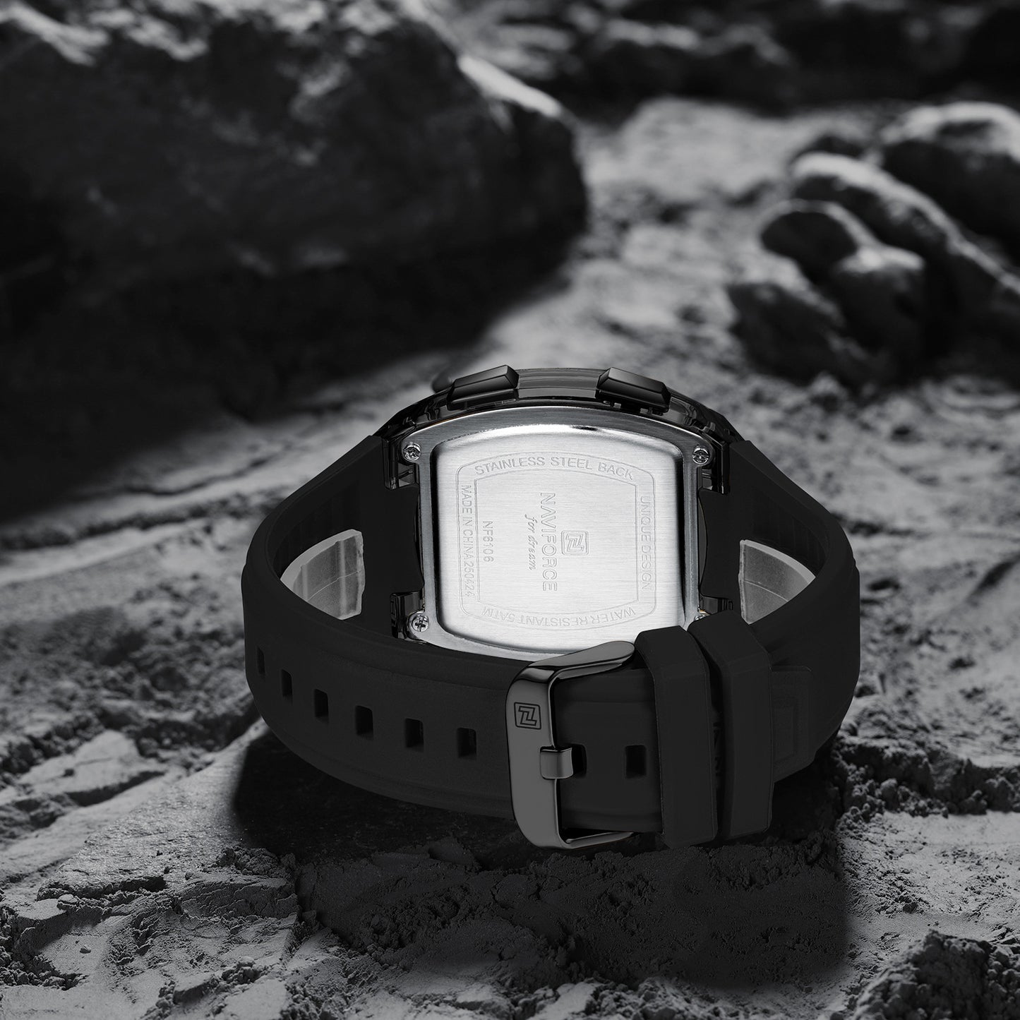 Naviforce 6106 Mito Digital Men Watch - Black