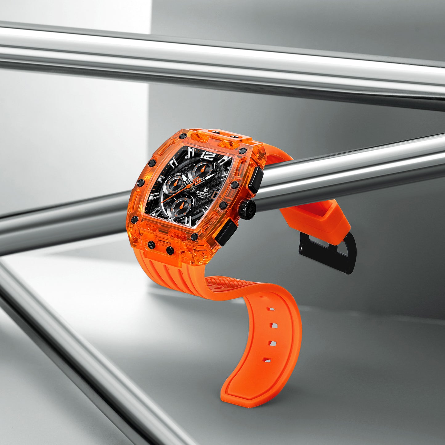 Naviforce 7105 Naddy Men Watch - Orange