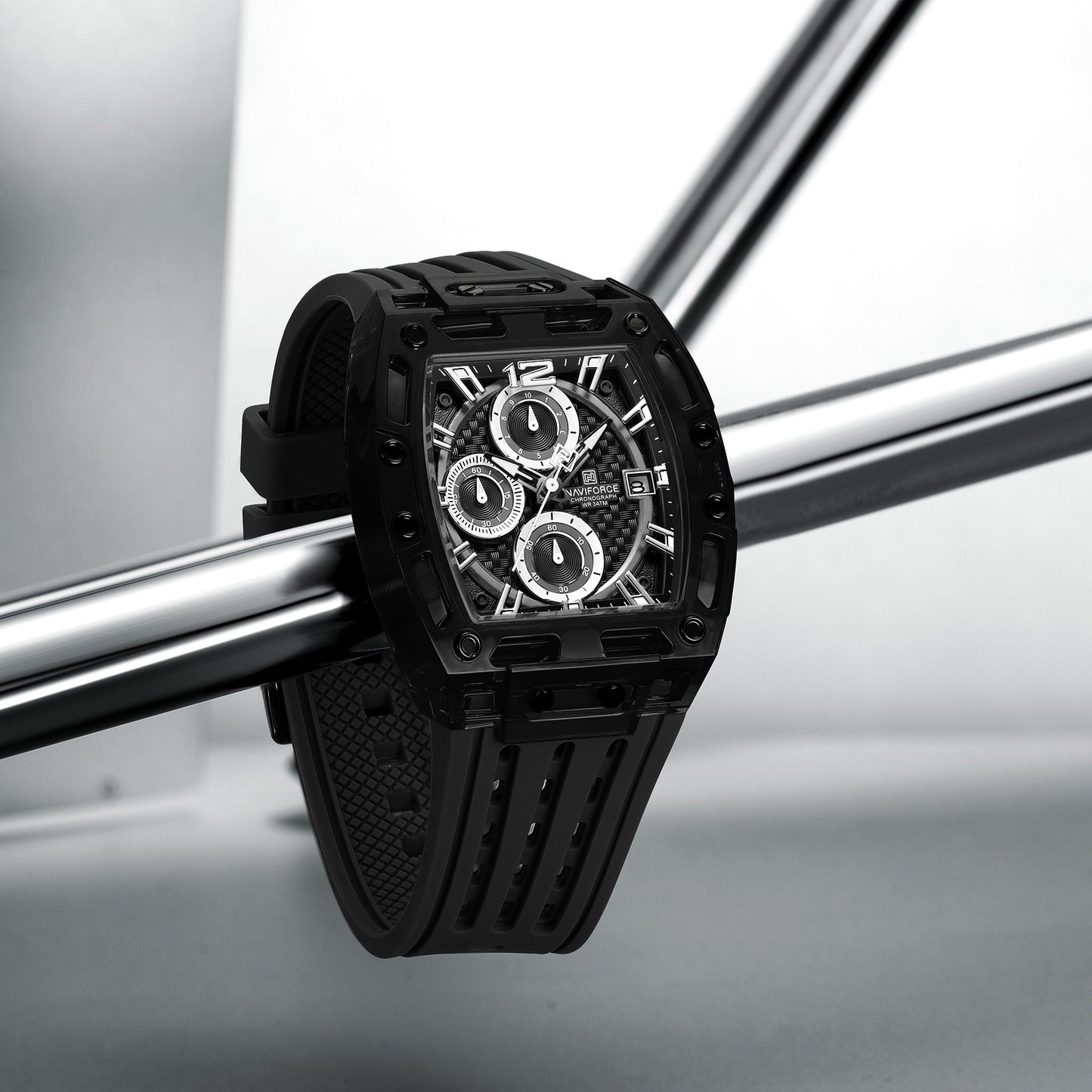 Naviforce 7105 Naddy Men Watch - Black