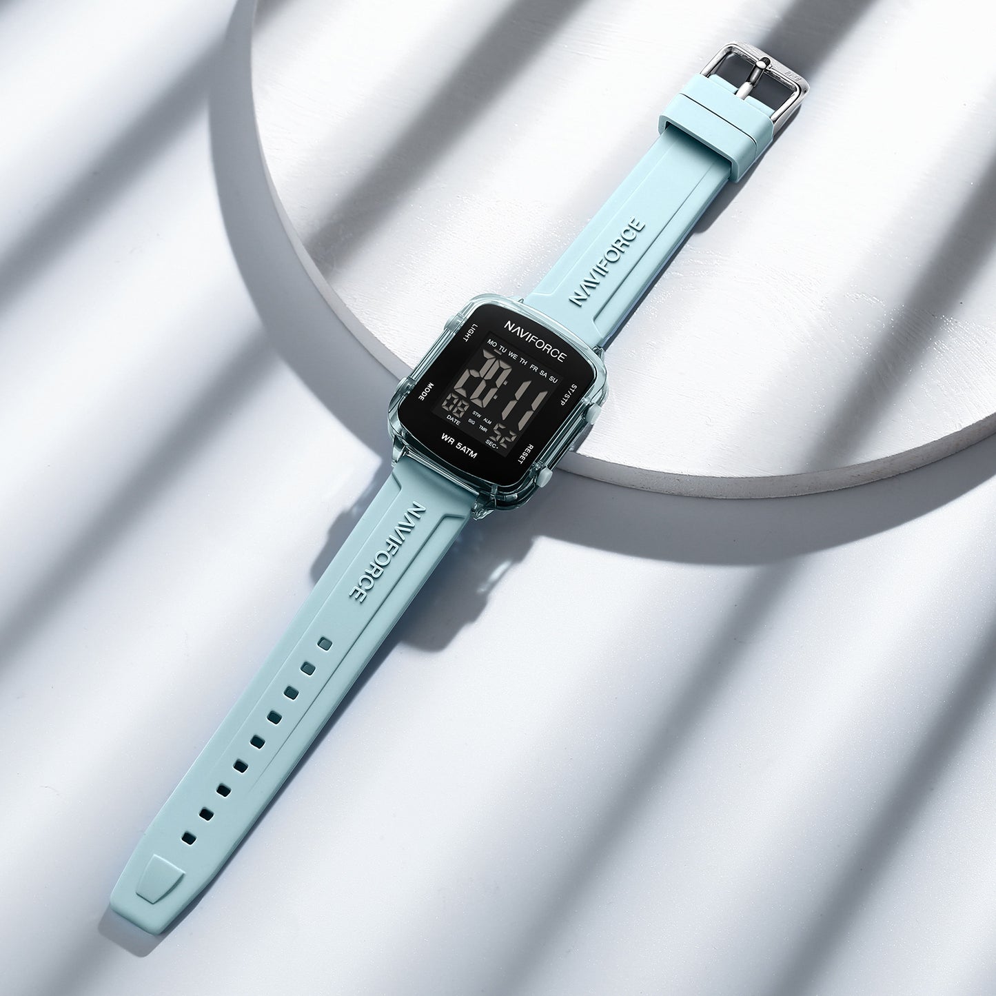 Naviforce 7120 Stardust Women Watch - Light Blue