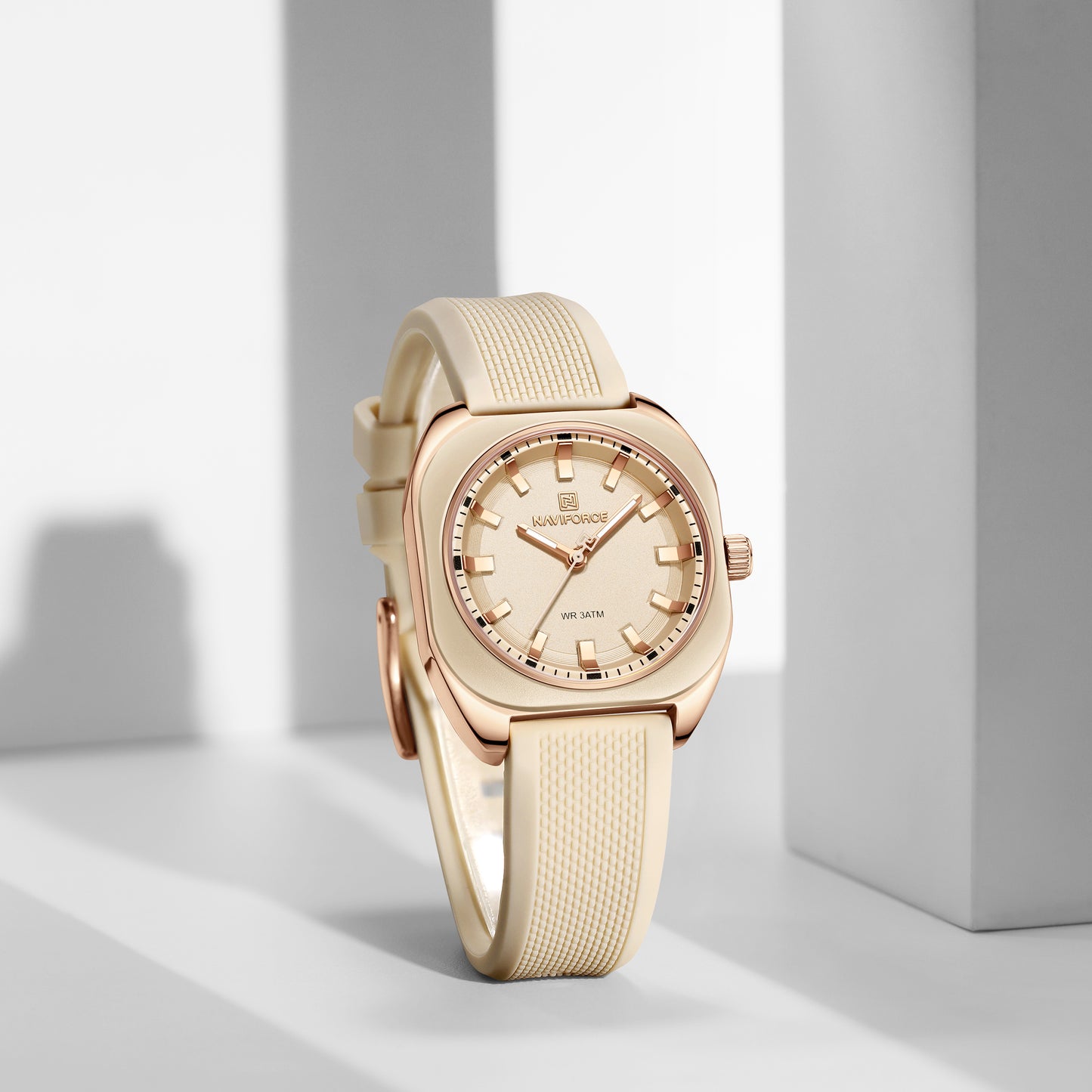 Naviforce 5061 Emerald Women Watch - Rosegold