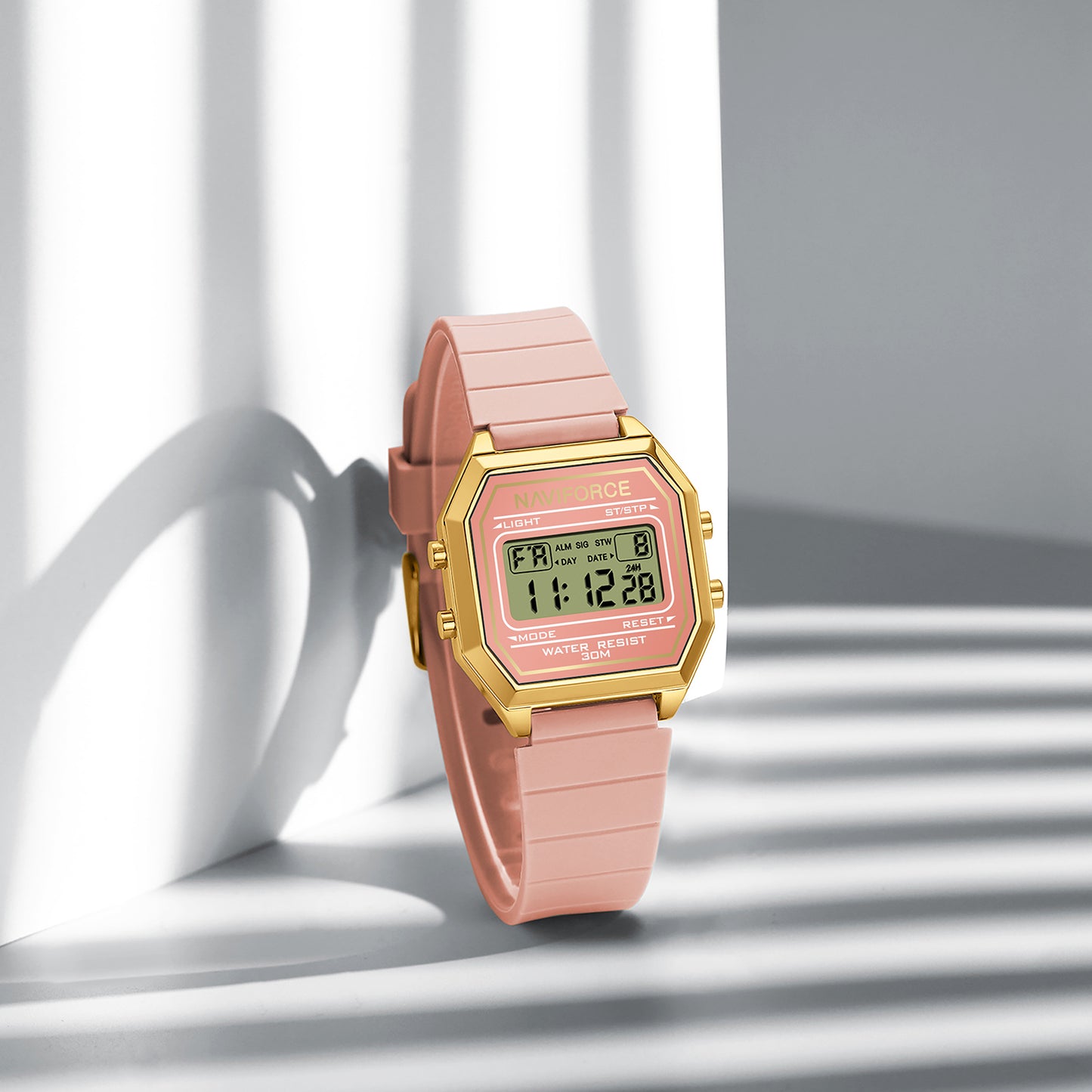 Naviforce 5063T Prestige Women Watch - Peach Gold