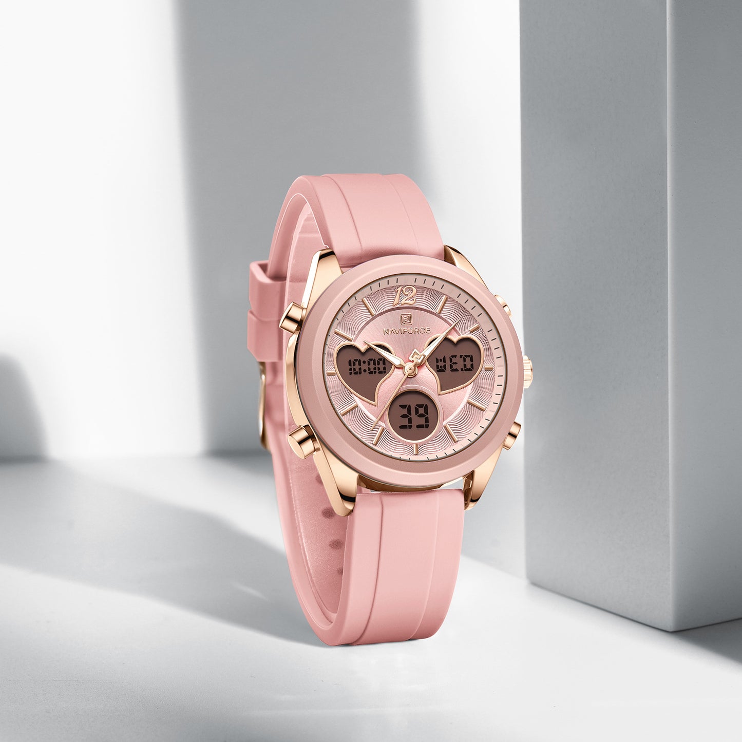 Naviforce NF5045T Lovie Women Watch - Baby Pink Rosegold