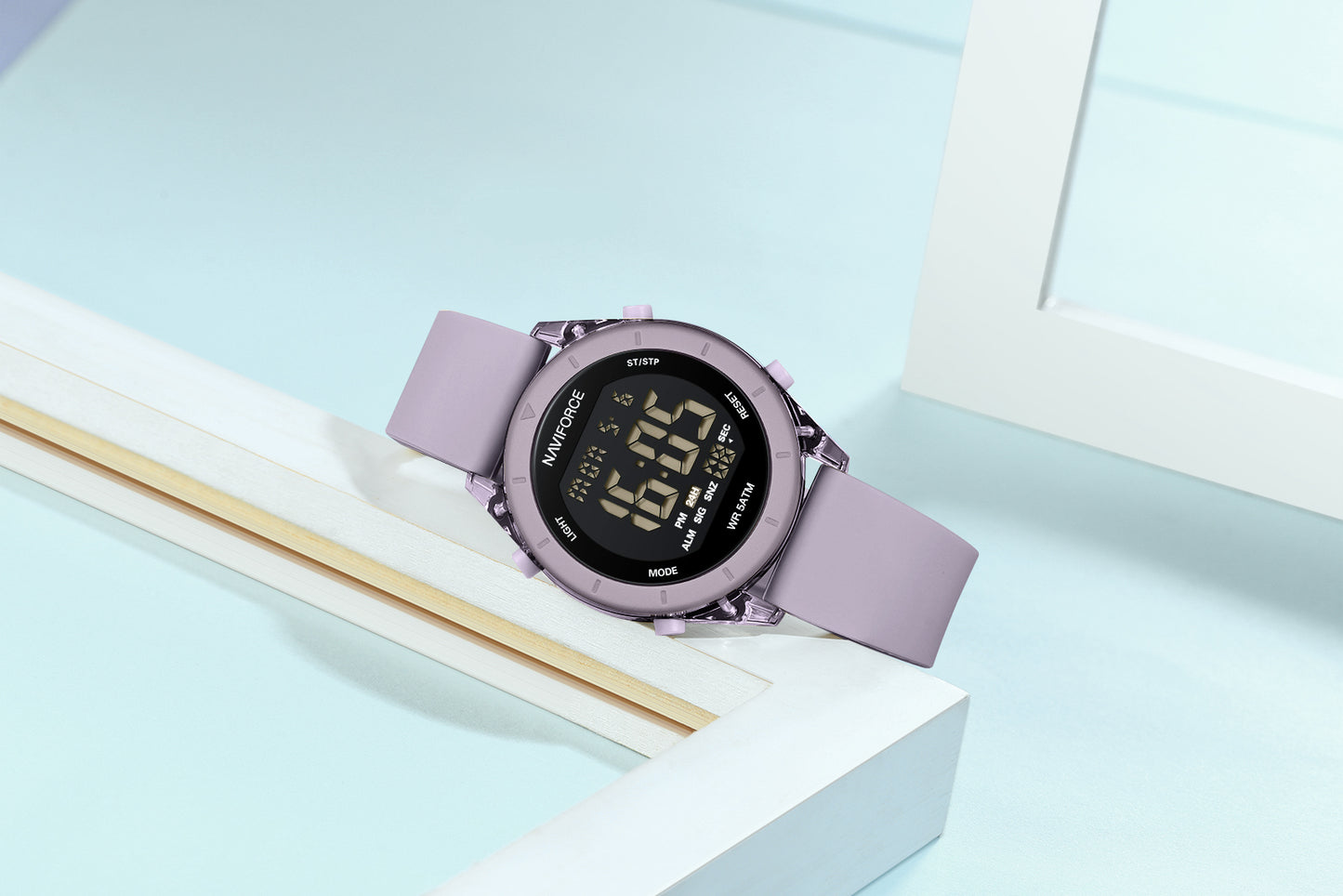 Naviforce 7108 Scarlett Women Watch - Light Purple