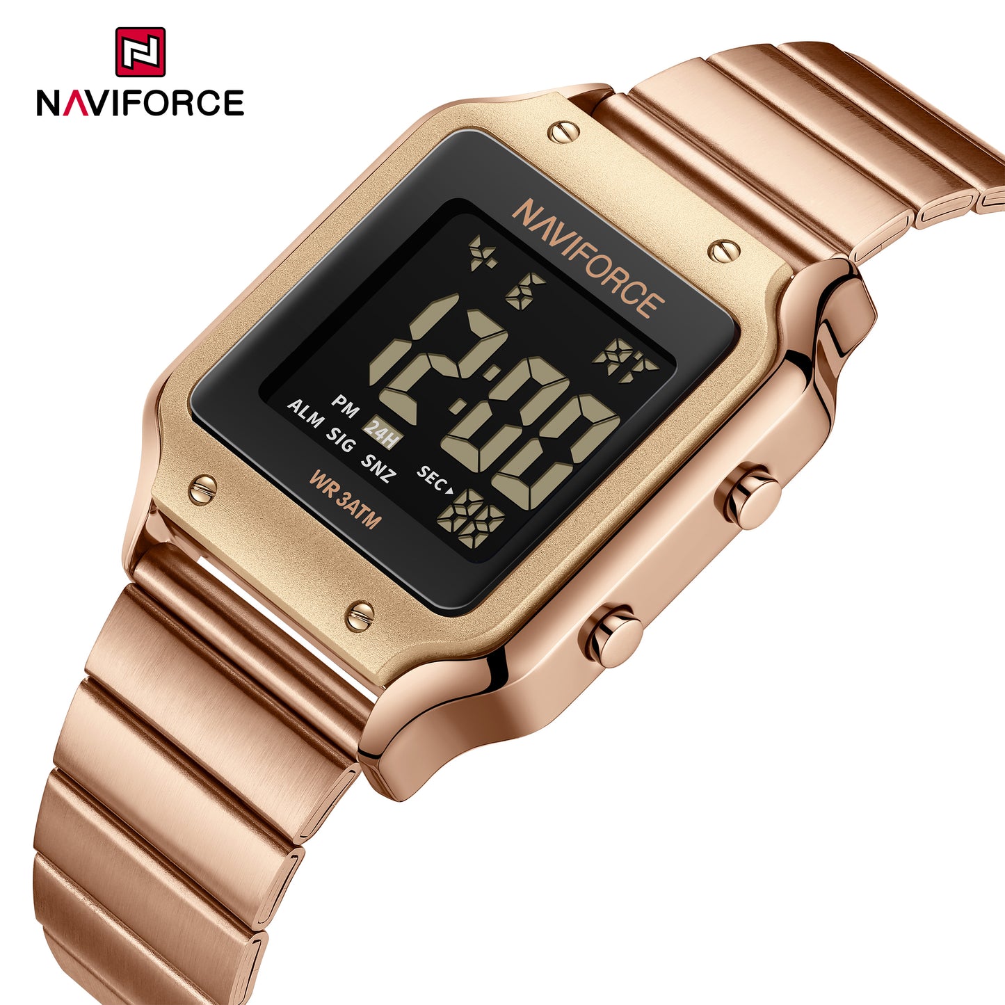 Naviforce 5046 Cleverly Women Watch - RoseGold