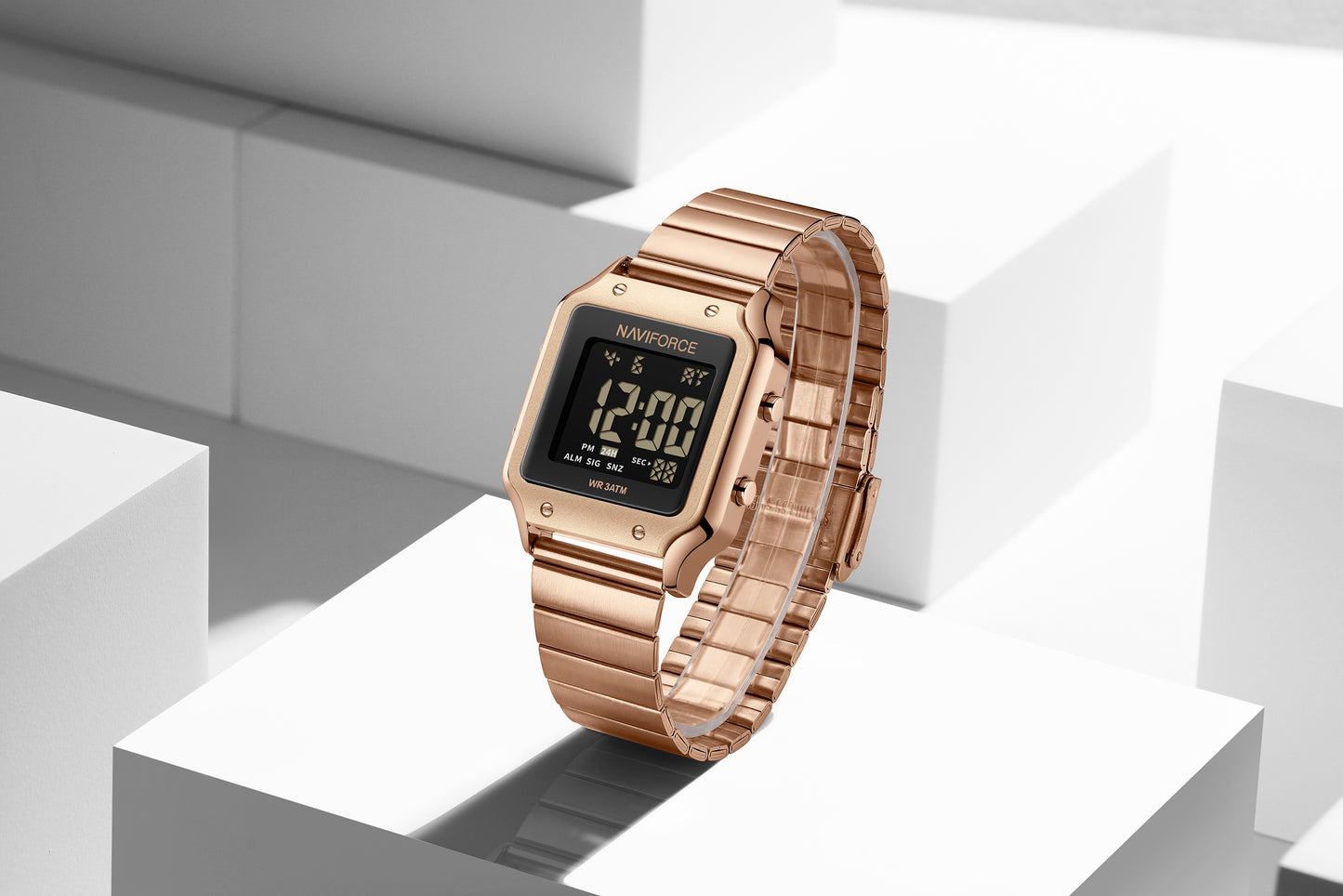Naviforce 5046 Cleverly Women Watch - RoseGold