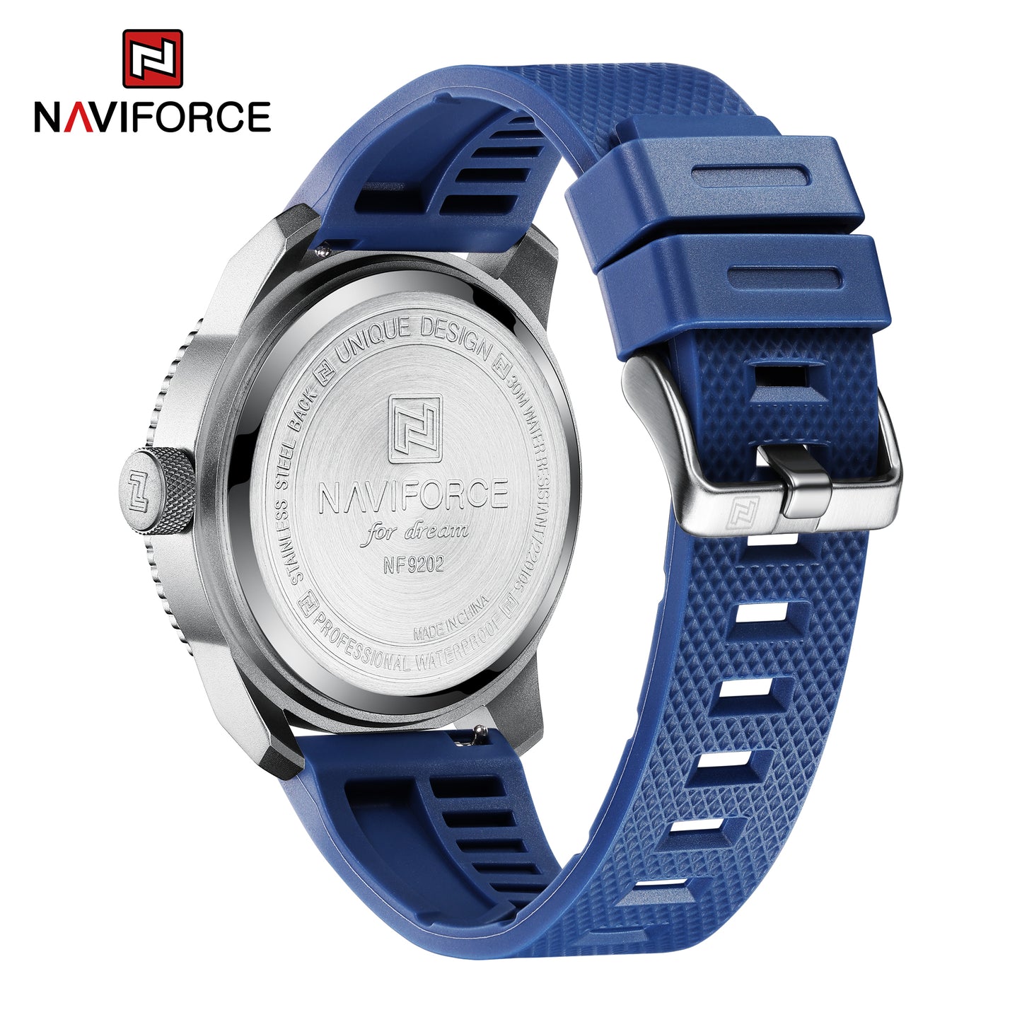 Naviforce 9202T Grandel Men Watch - Blue