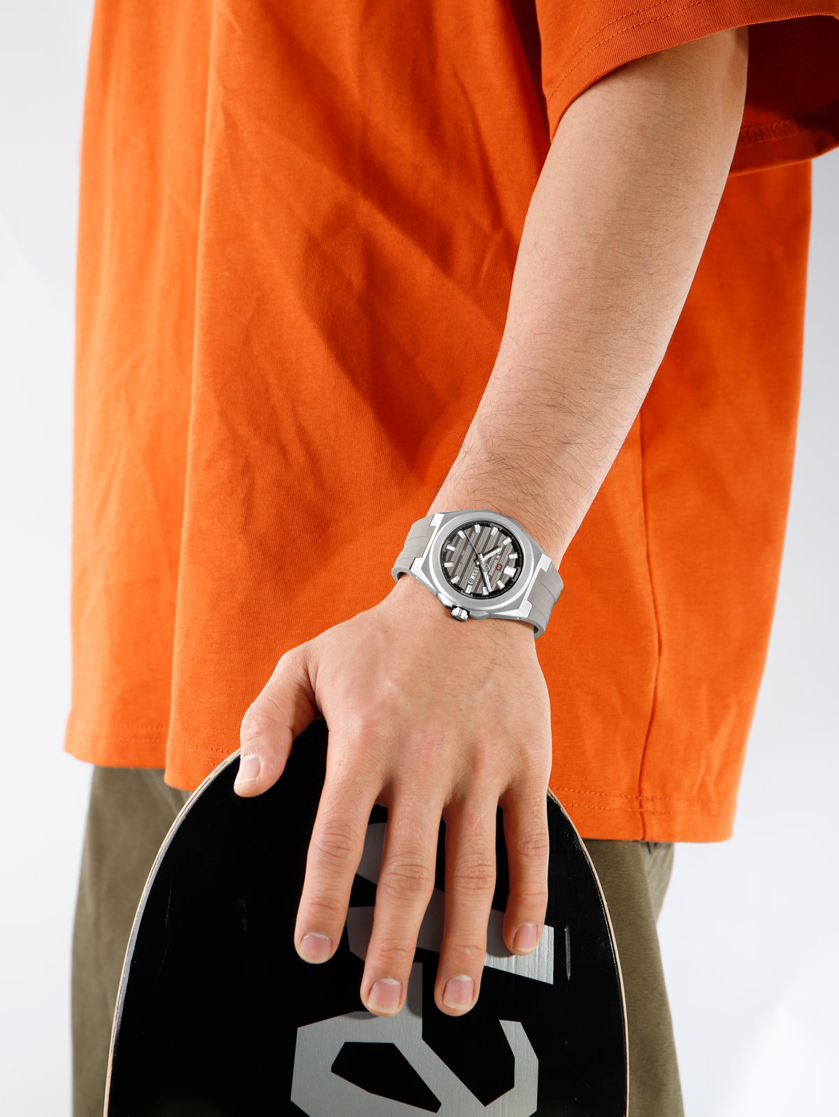 Naviforce 9279 Expenditure Men Watch - Light-grey