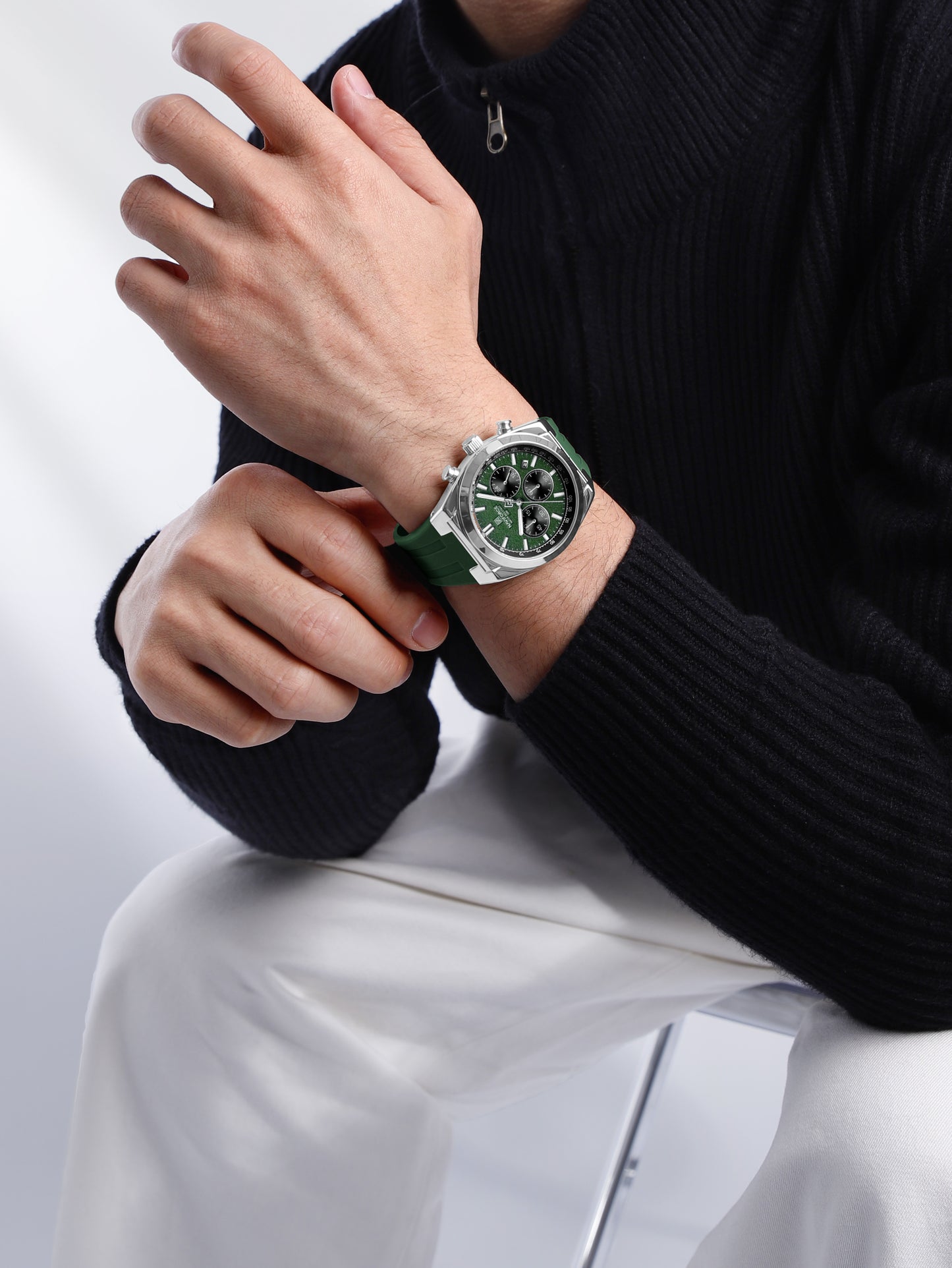 Naviforce 8080 Elite Men Watch - Green