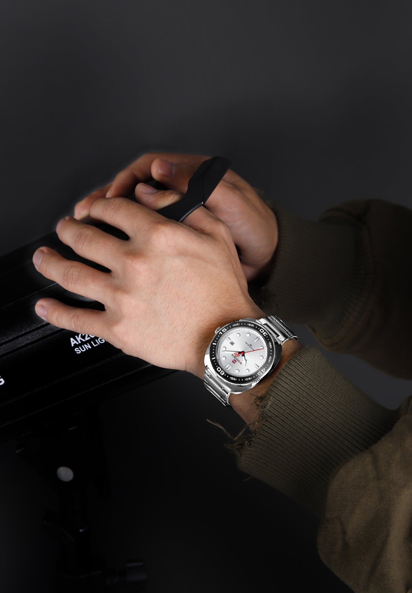 Naviforce 9250 Zala Men Watch - Silver