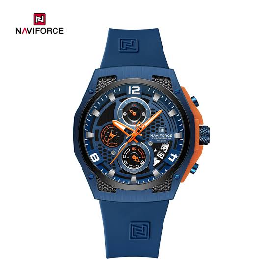 Naviforce 8051T Legacy Silicone Watch - Blue
