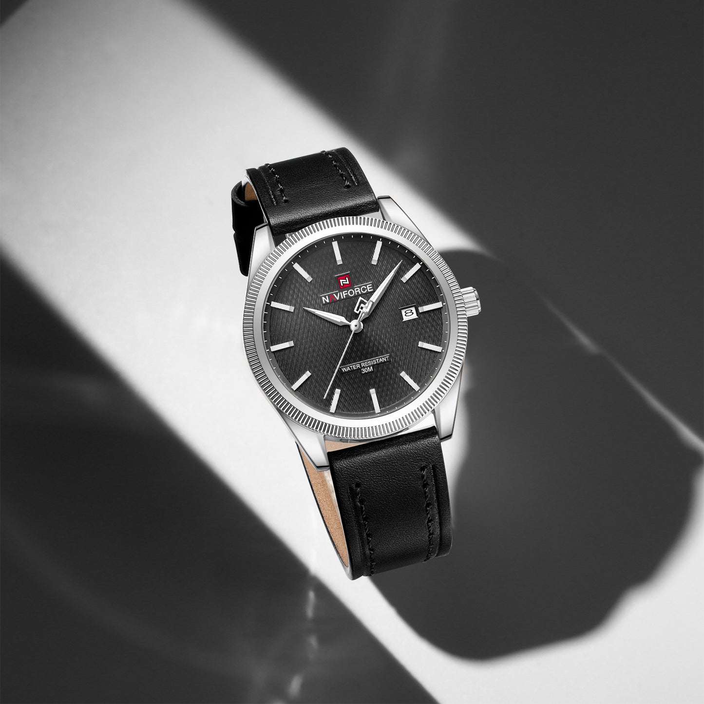 Naviforce 9276L Maison Classic Men Watch -Silver Black