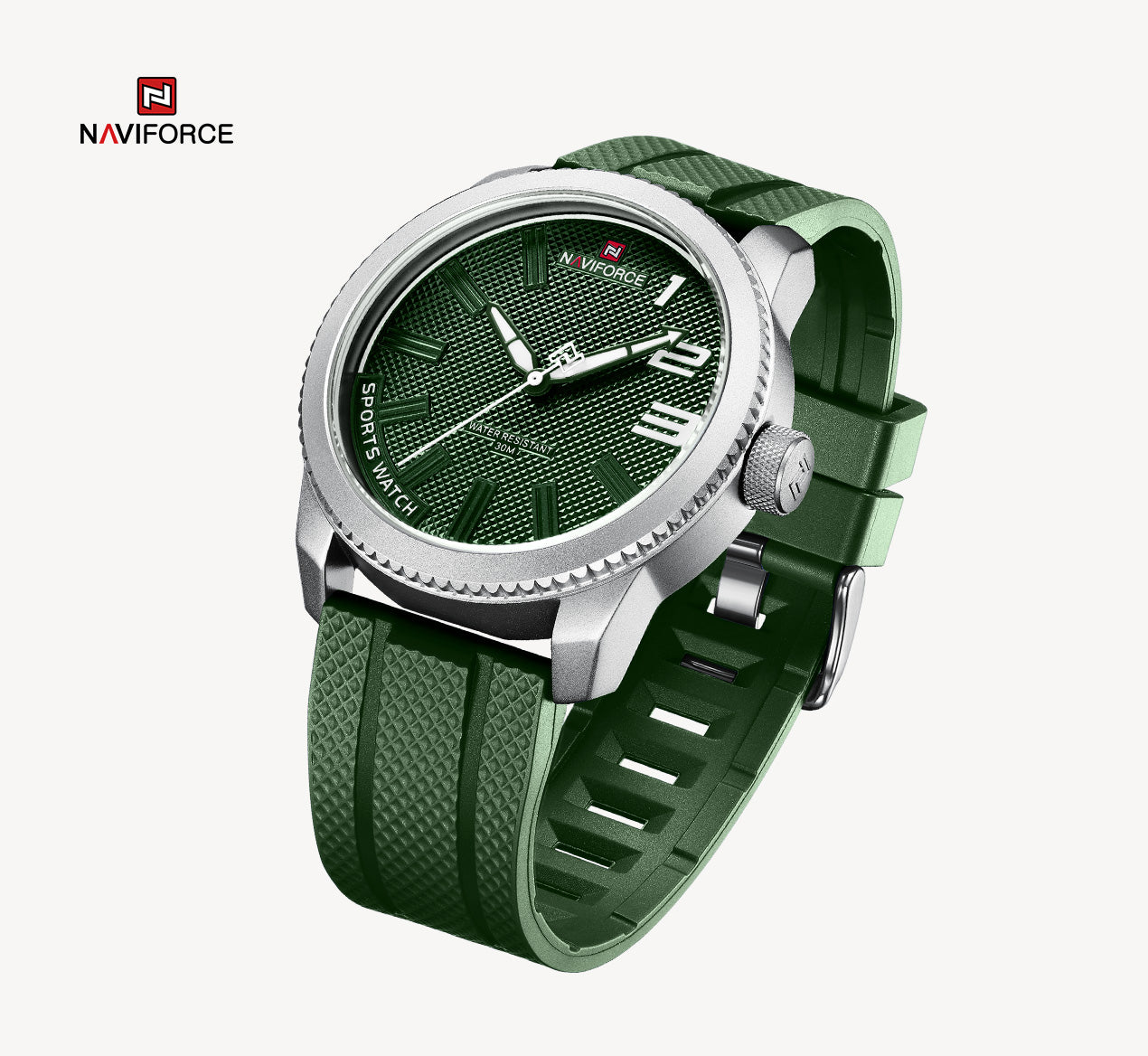 Naviforce 9202T Grandel Men Watch - Green