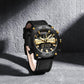 Naviforce 9235 Platinum Men Leather Watch - Black