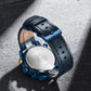Naviforce 9235 Platinum Men Leather Watch - Blue